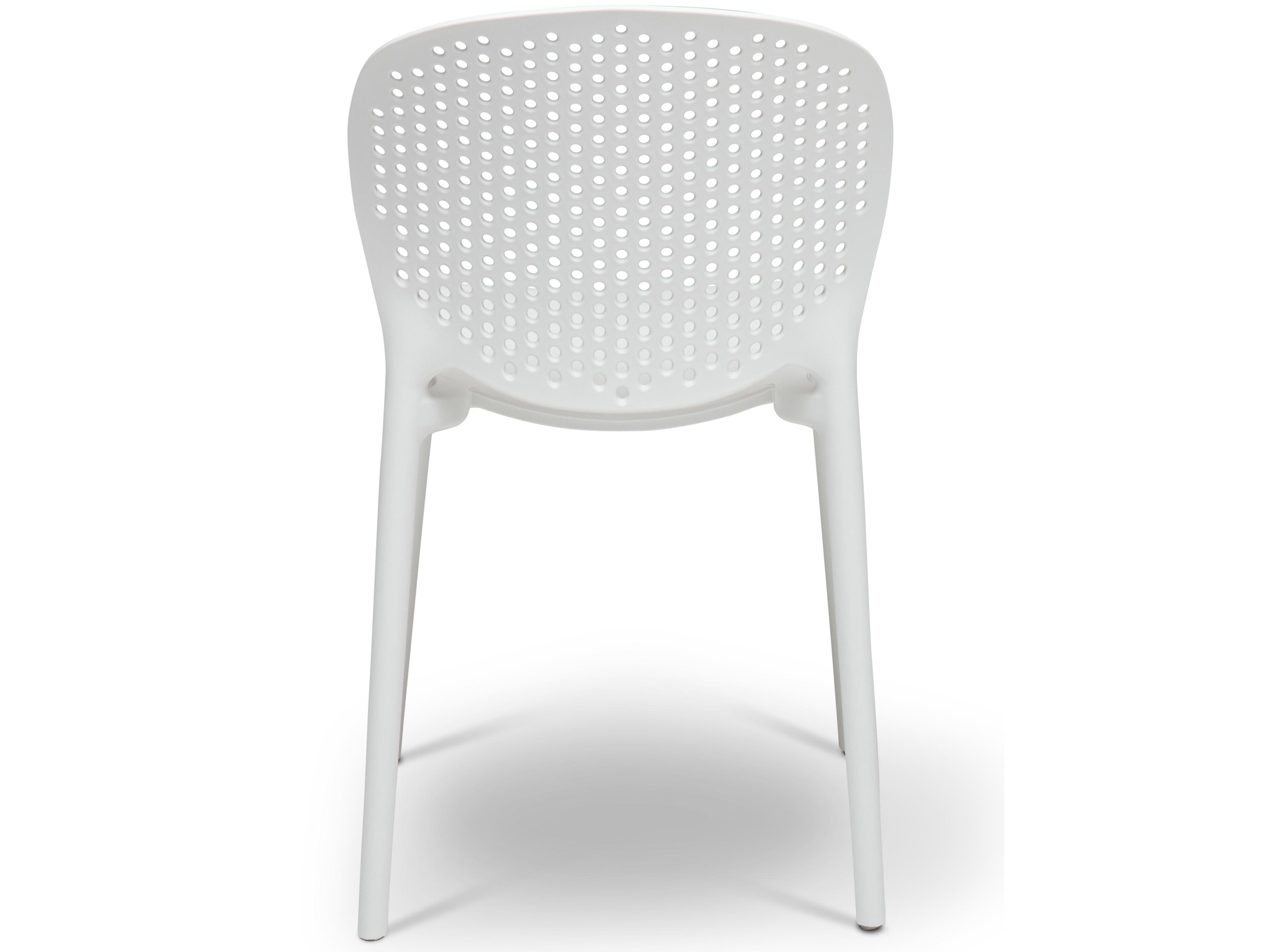 Urbia Outdoor Metro Bailey White Polypropylene Dining Chair
