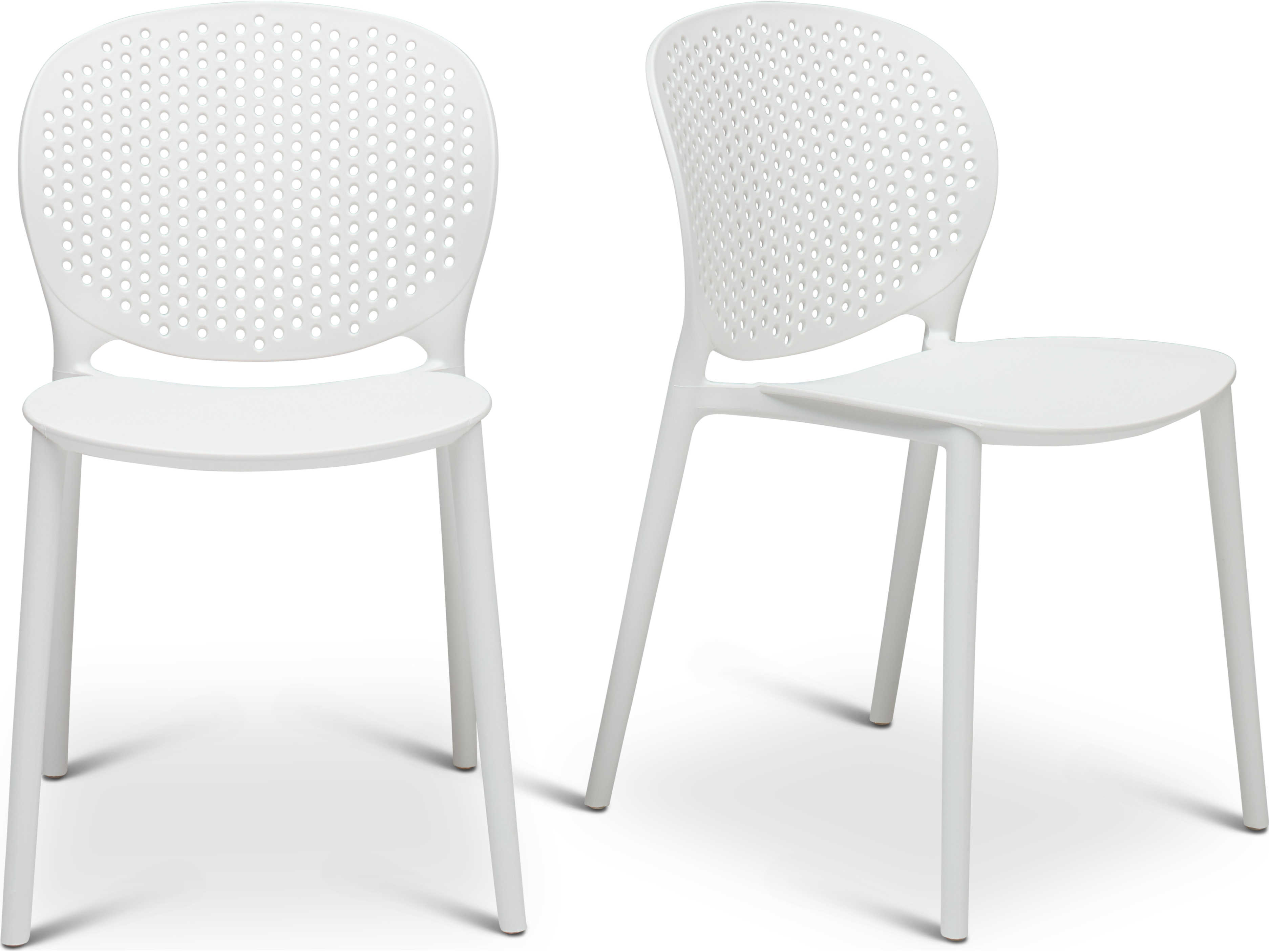Urbia Outdoor Bailey White Recycled Plastic Dining Chair