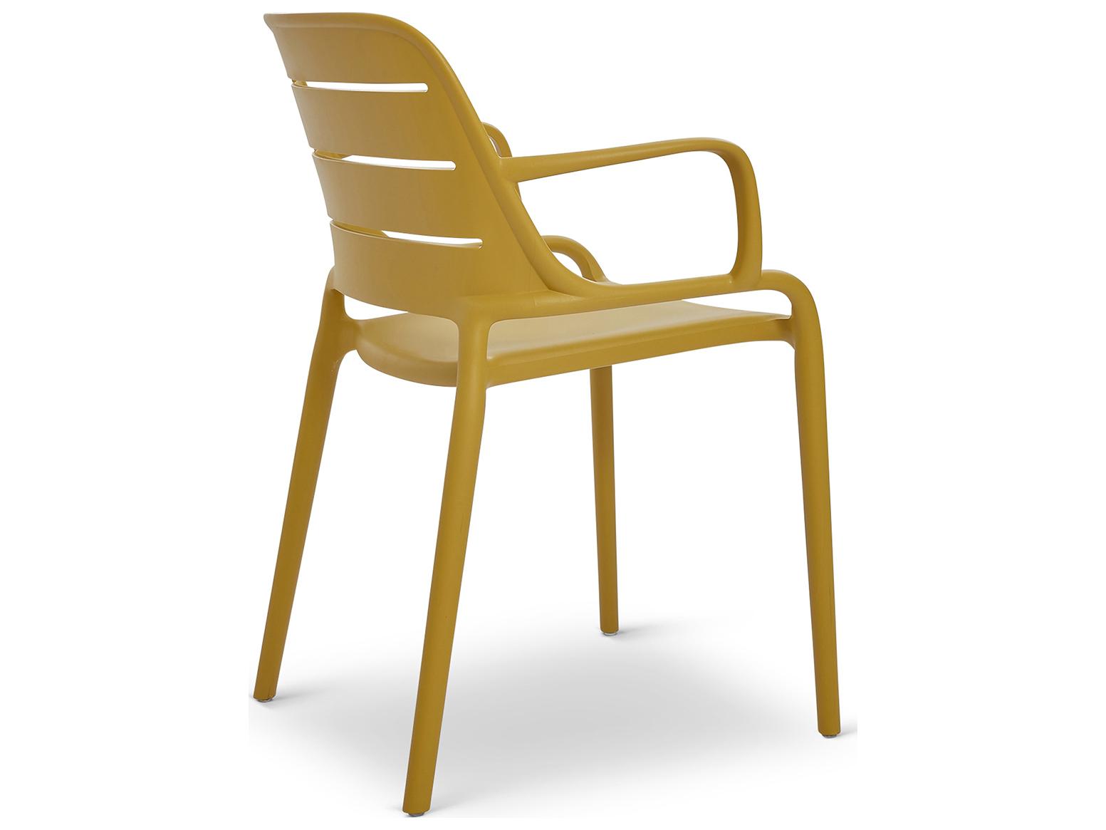 Urbia Outdoor Jasper Ginger Polypropylene Dining Chair Set of 4