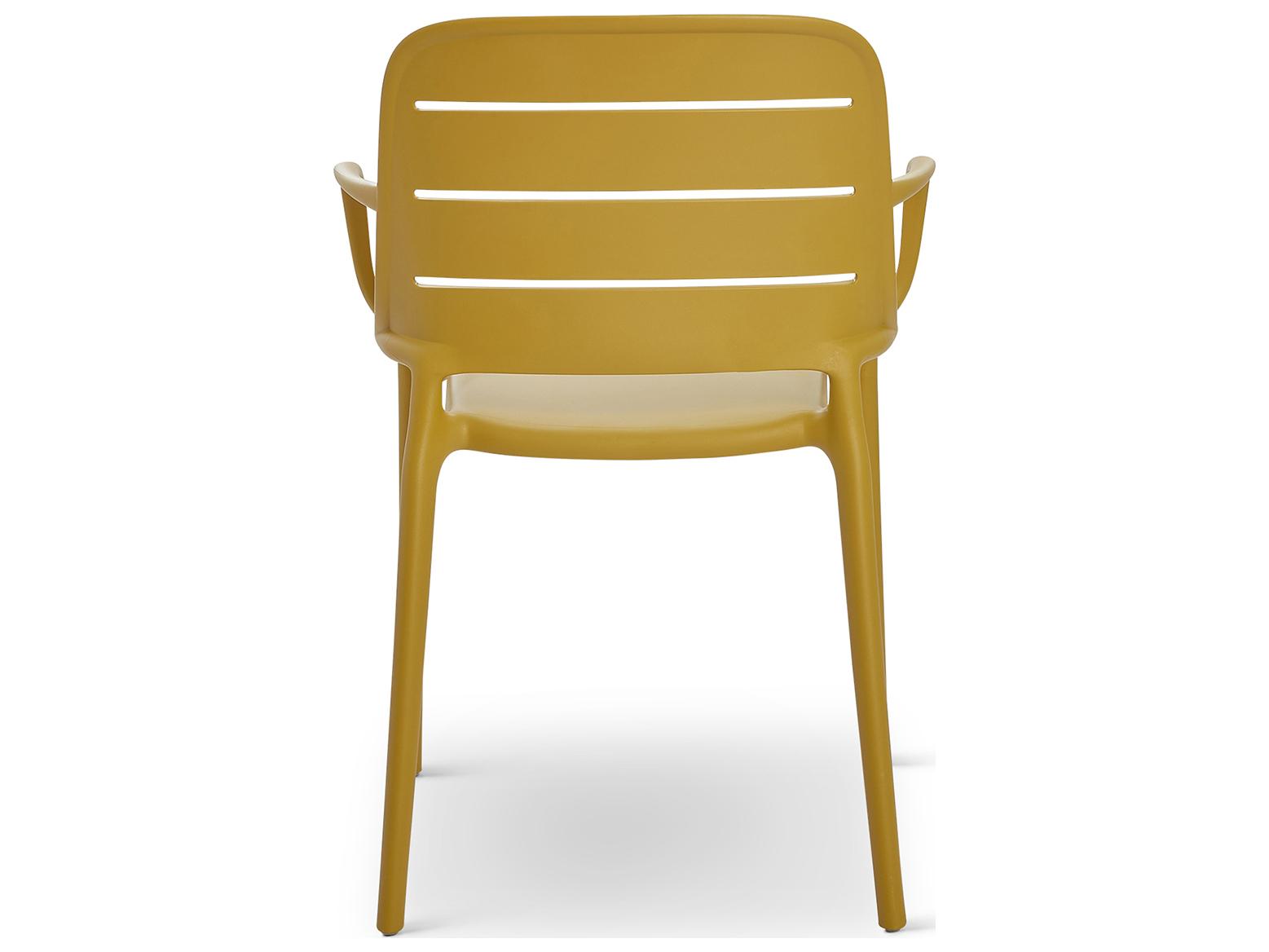 Urbia Outdoor Jasper Ginger Polypropylene Dining Chair Set of 4