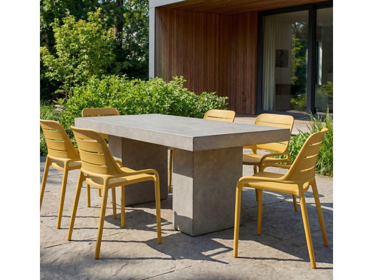 Urbia Outdoor Jasper Ginger Polypropylene Dining Chair Set of 4