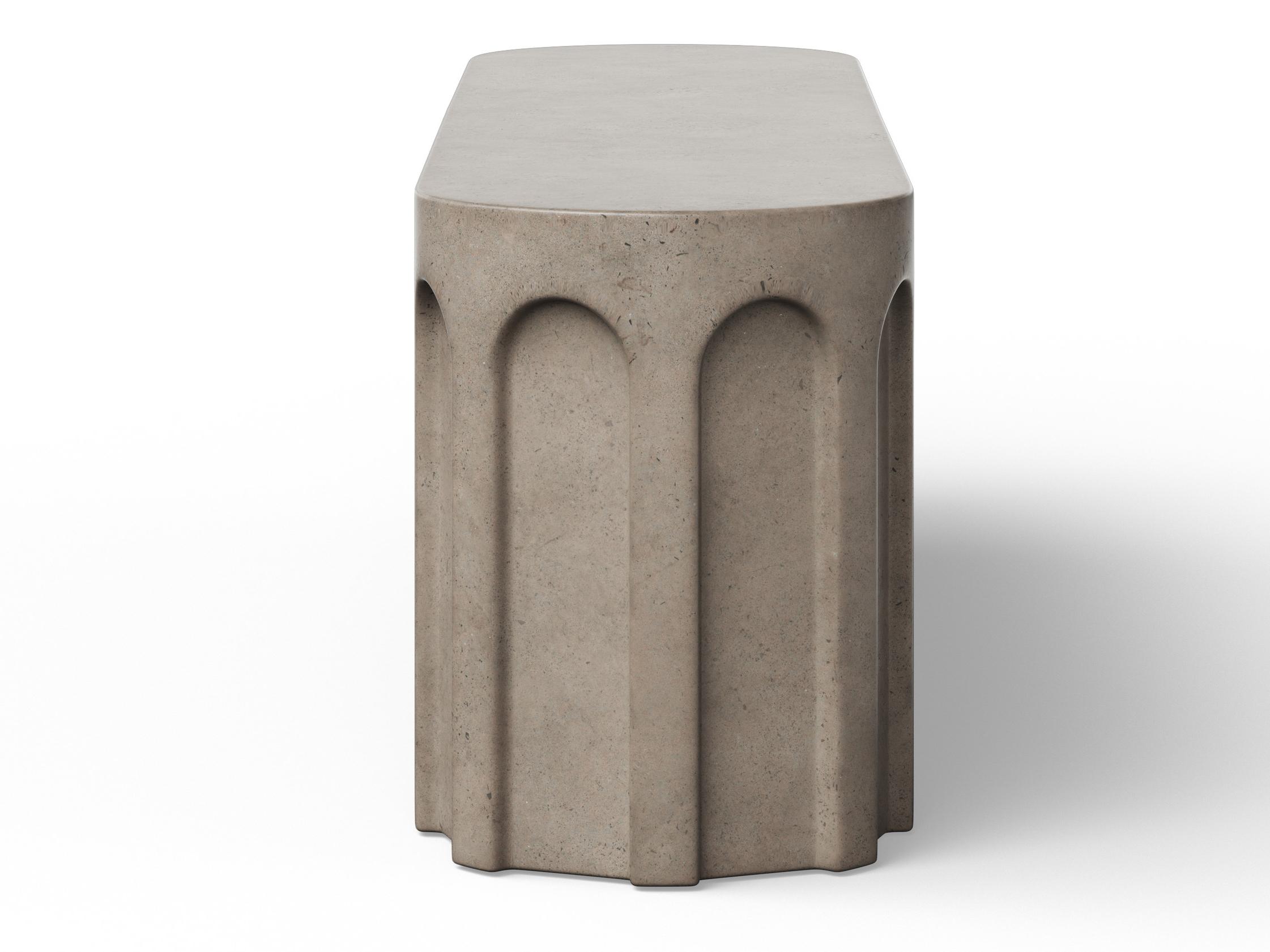 Urbia Outdoor Mixx Dark Grey Concrete Bench