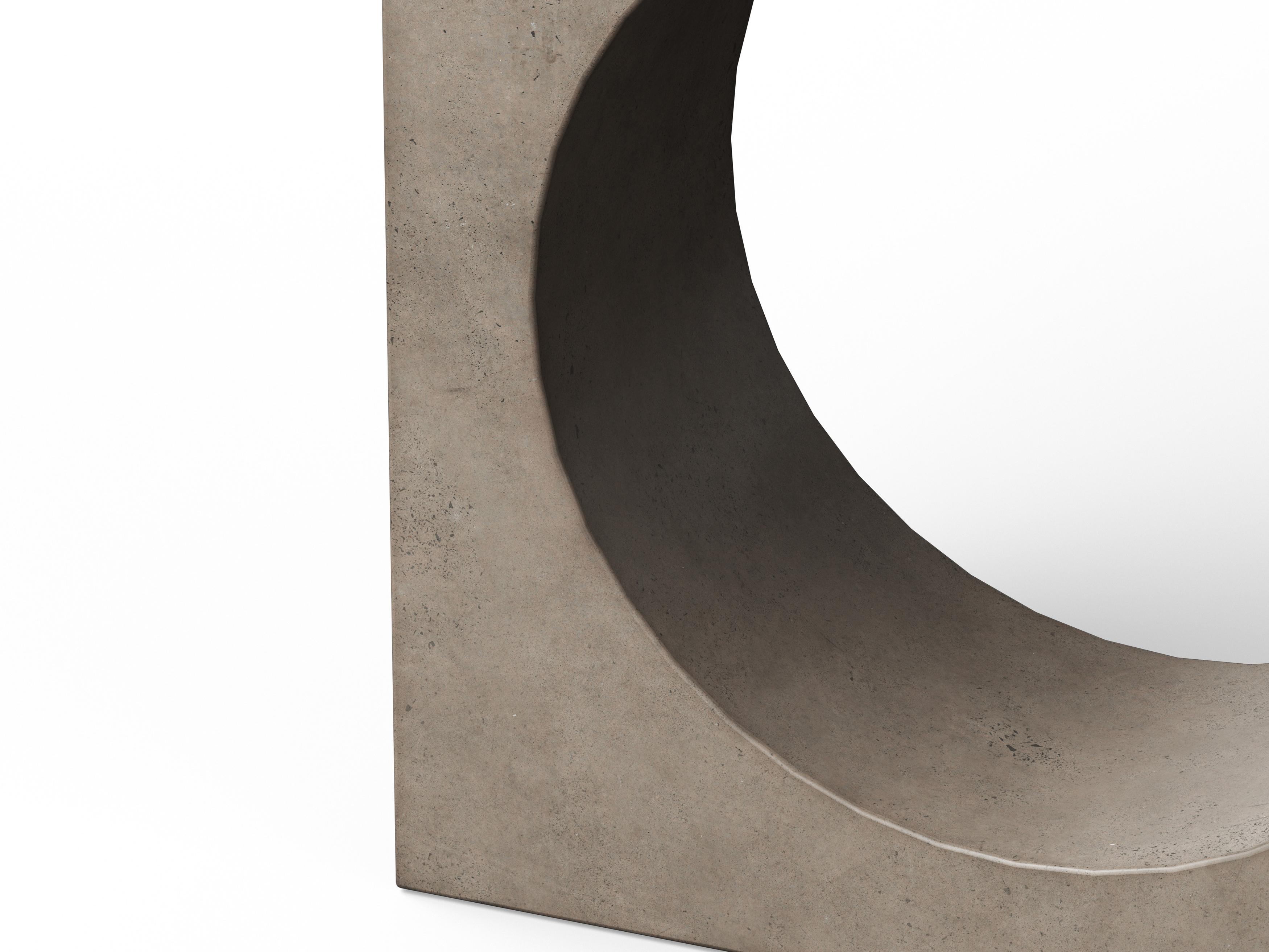 Urbia Outdoor Mixx Dark Grey Concrete Rectangular Console Table