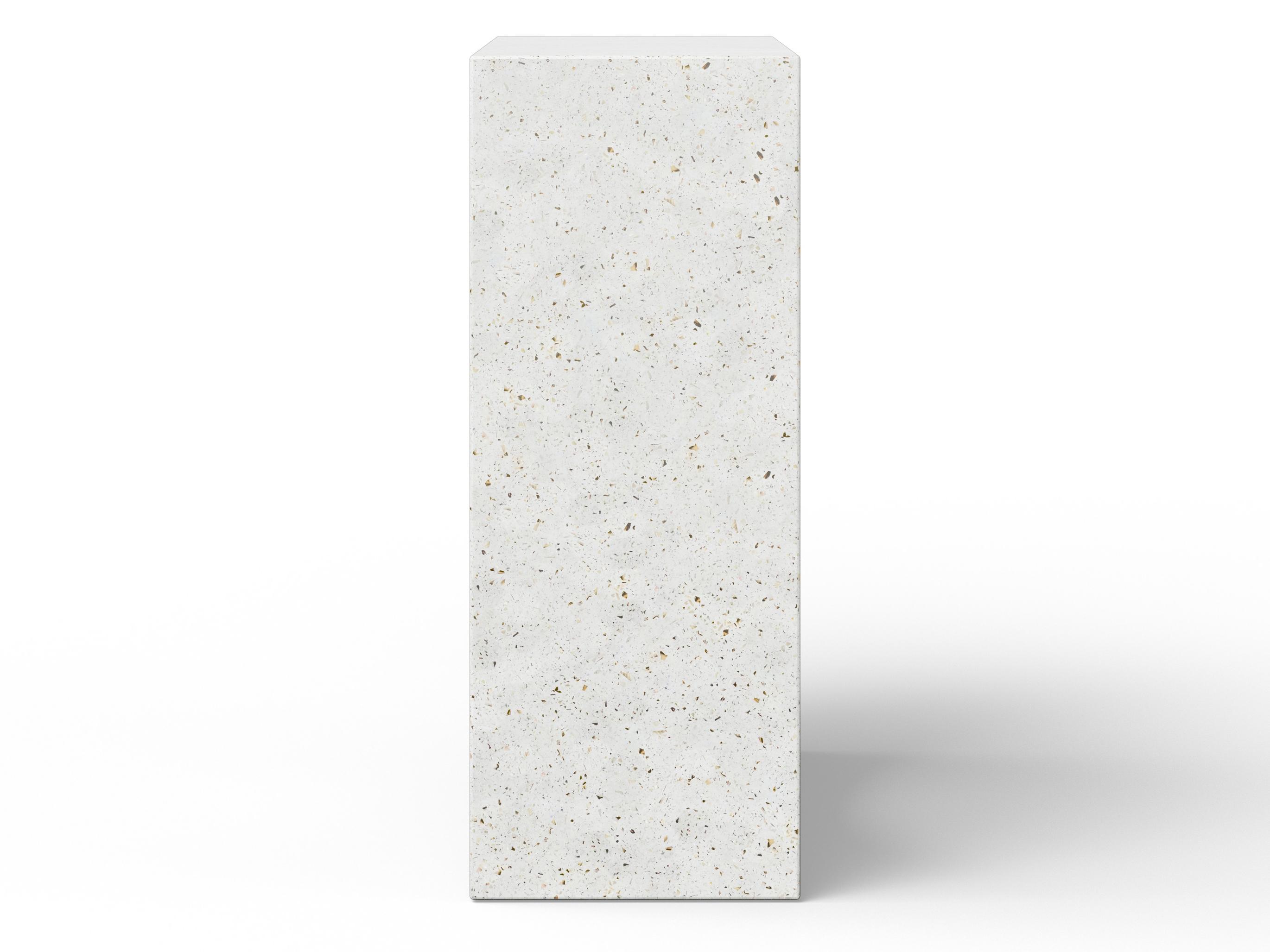 Urbia Outdoor Mixx Ivory Terrazzo Concrete Rectangular Console Table