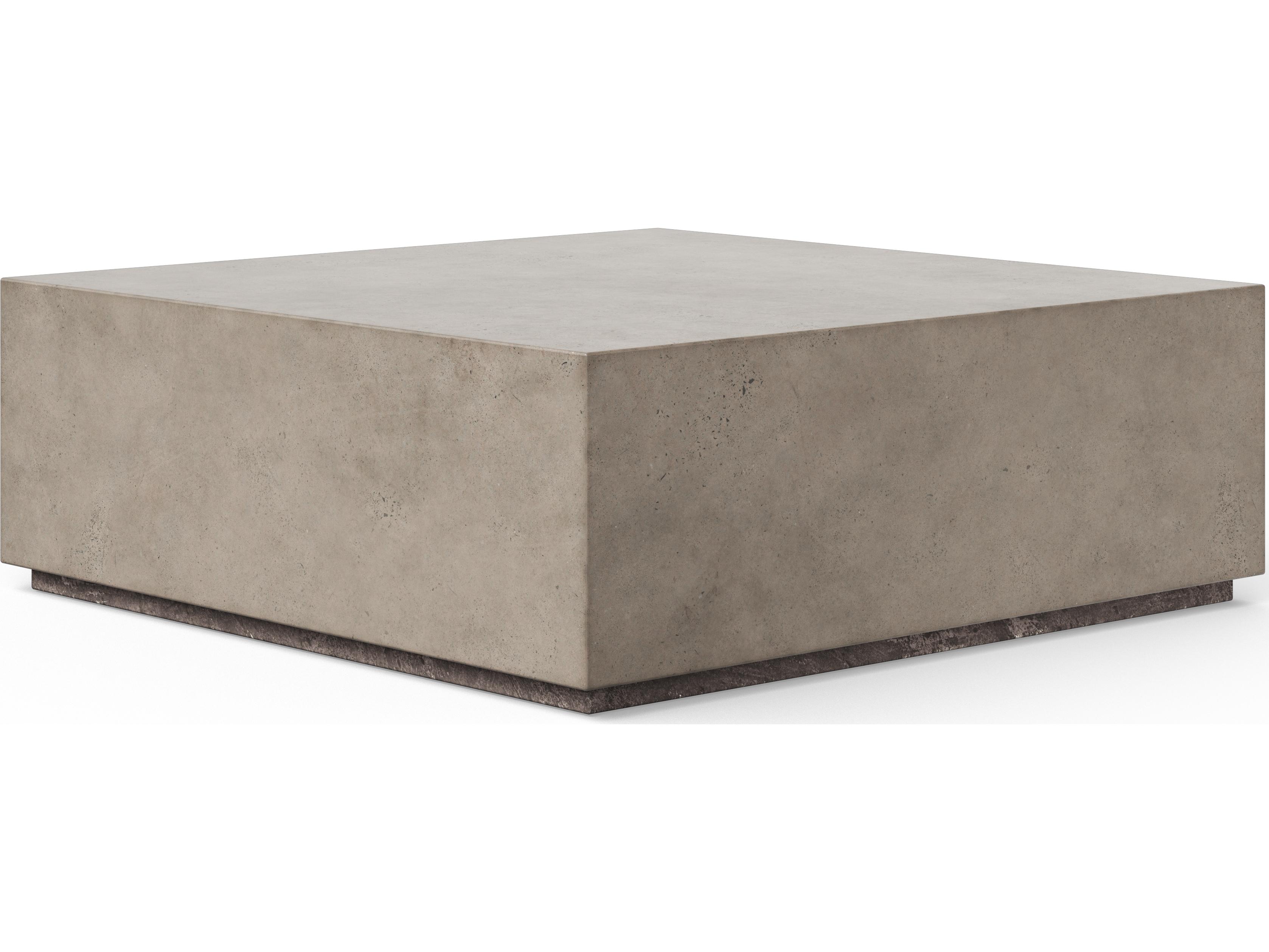 Urbia Outdoor Mixx Dark Grey Concrete Square Coffee Table