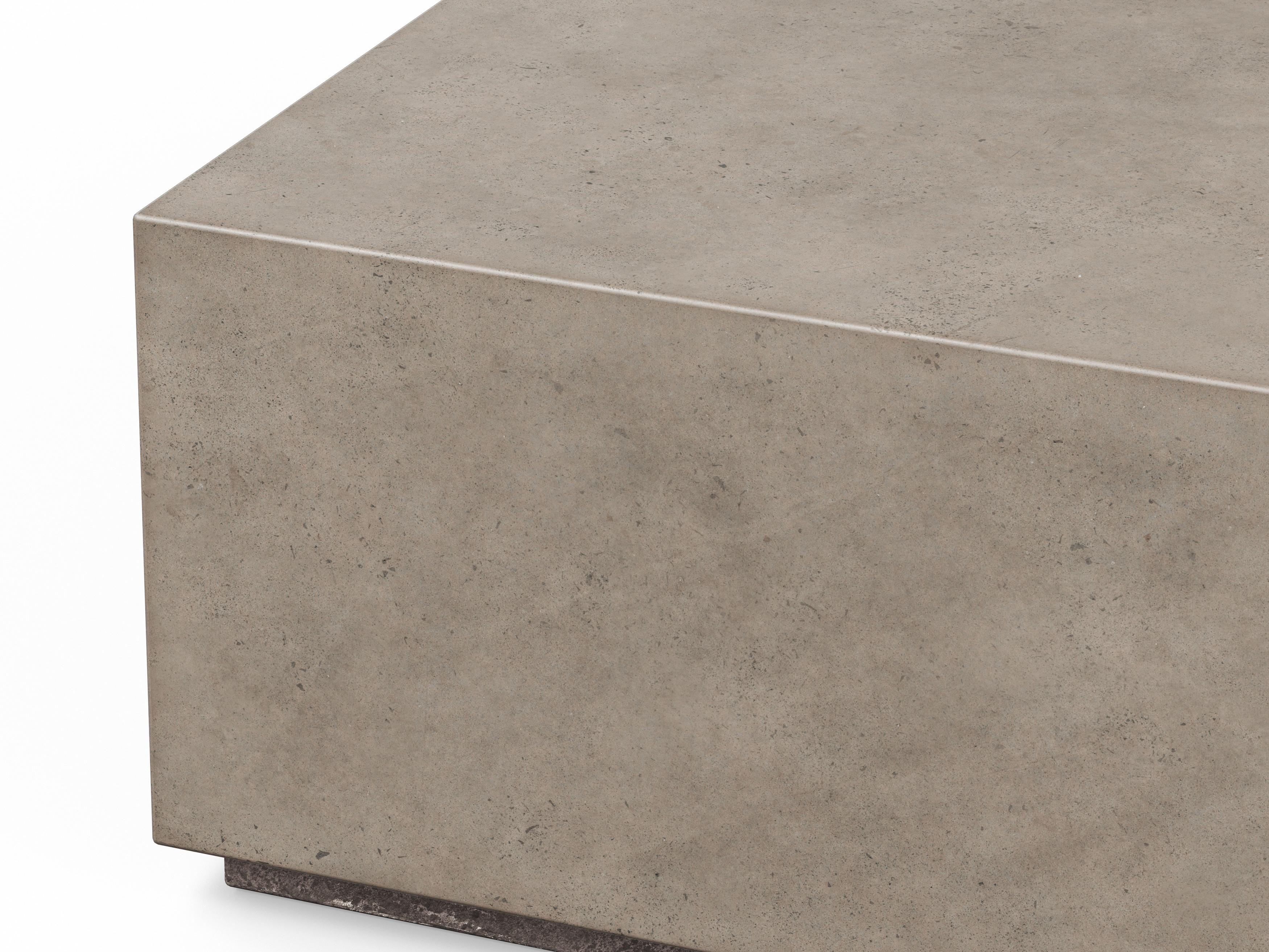 Urbia Outdoor Mixx Dark Grey Concrete Square Coffee Table