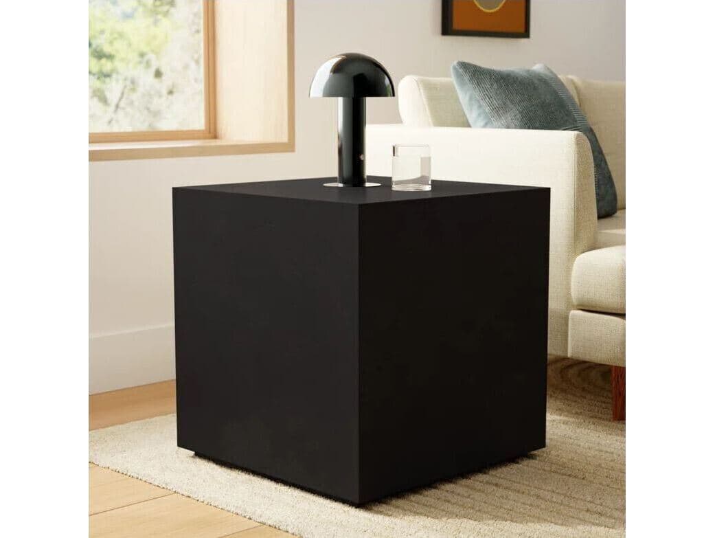 Urbia Outdoor Mixx Lava Concrete Square End Table