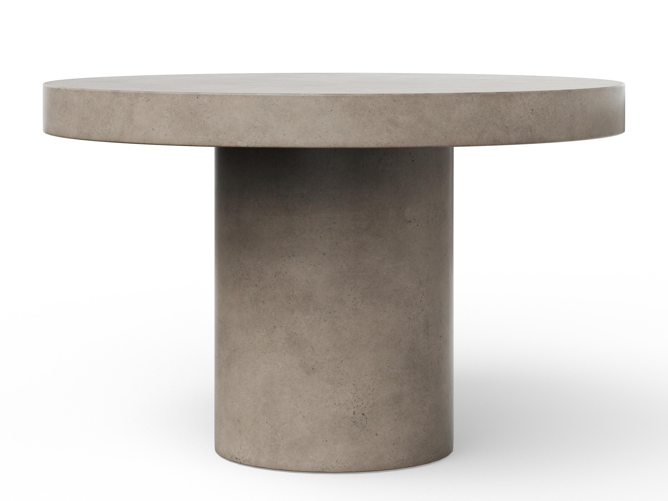 Urbia Outdoor Mixx Dark Grey Concrete Round Dining Table