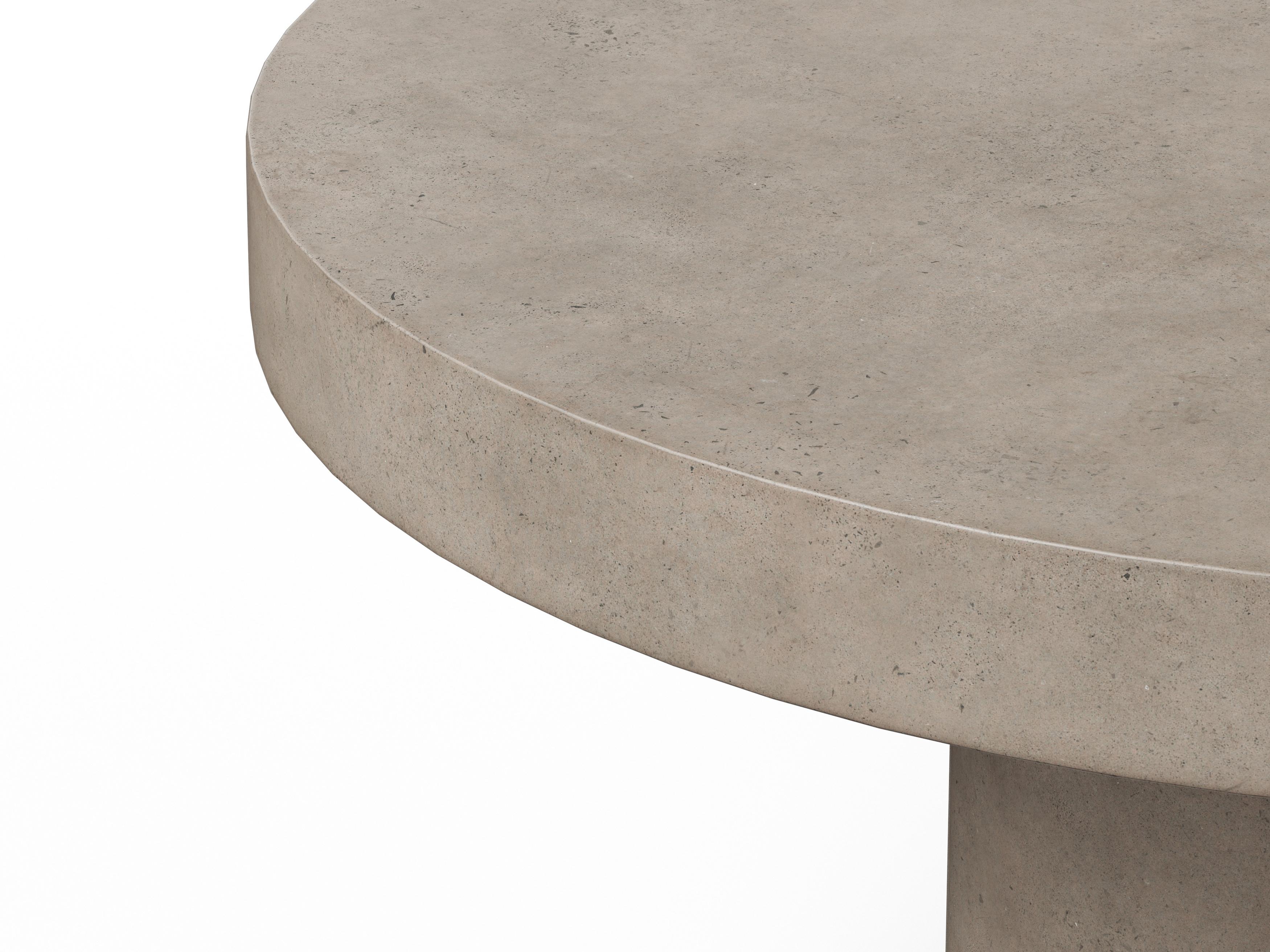 Urbia Outdoor Mixx Dark Grey Concrete Round Dining Table