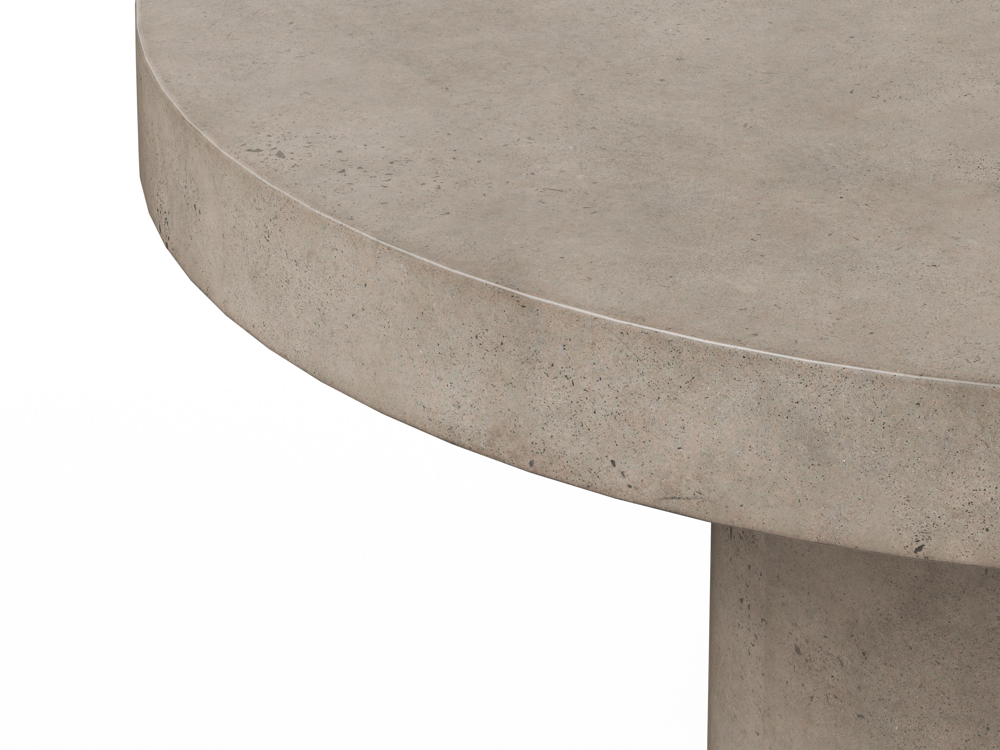 Urbia Outdoor Mixx Dark Grey Concrete Round Bar Table