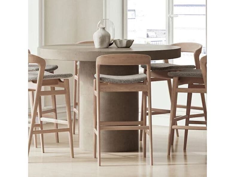 Urbia Outdoor Mixx Dark Grey Concrete Round Counter Table