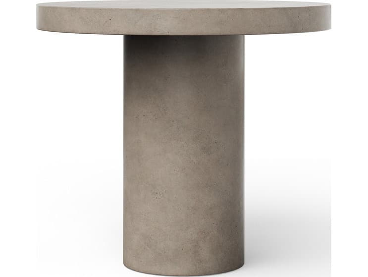 Urbia Outdoor Mixx Circa Dark Grey Concrete Round Bar Table