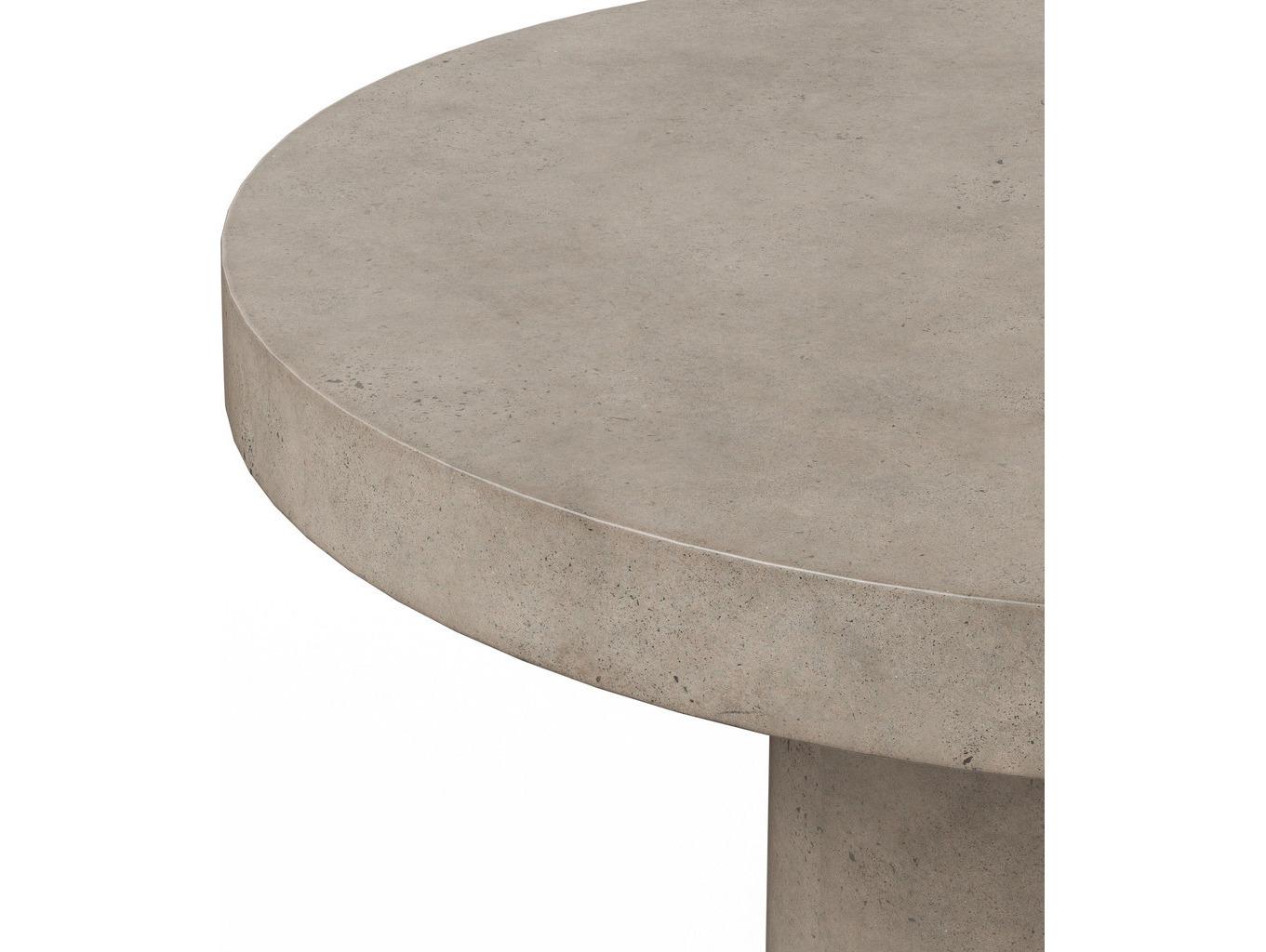 Urbia Outdoor Mixx Circa Dark Grey Concrete Round Bar Table
