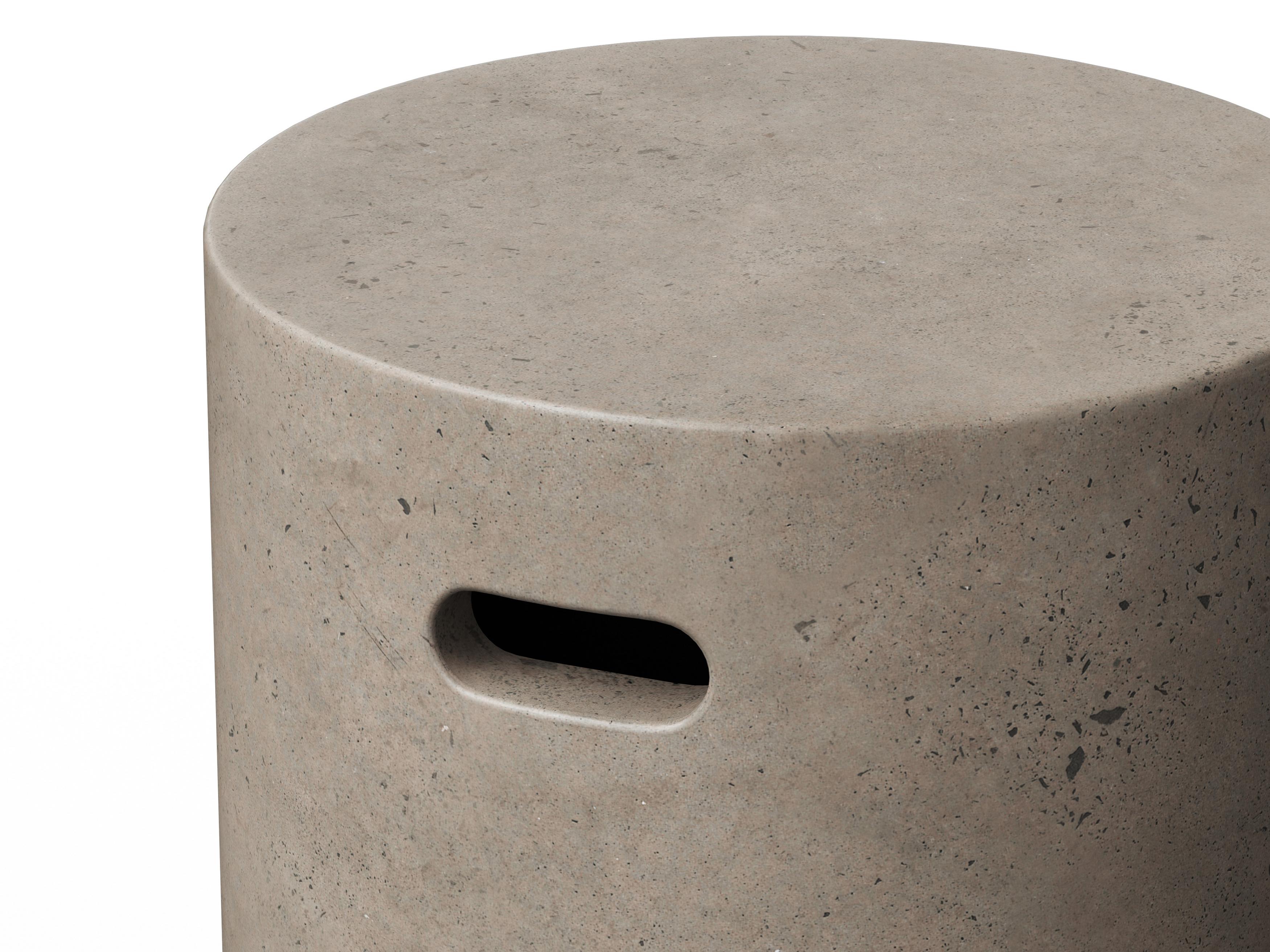 Urbia Outdoor Mixx Dark Grey Concrete Bar Stool