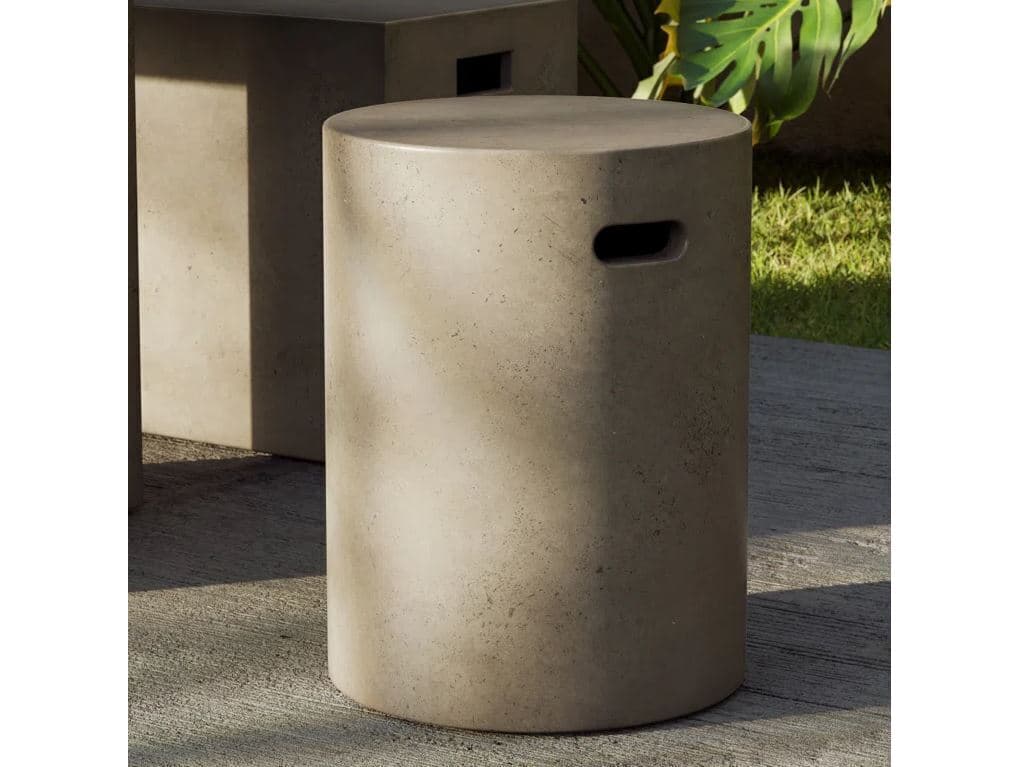 Urbia Outdoor Mixx Dark Grey Concrete Bar Stool