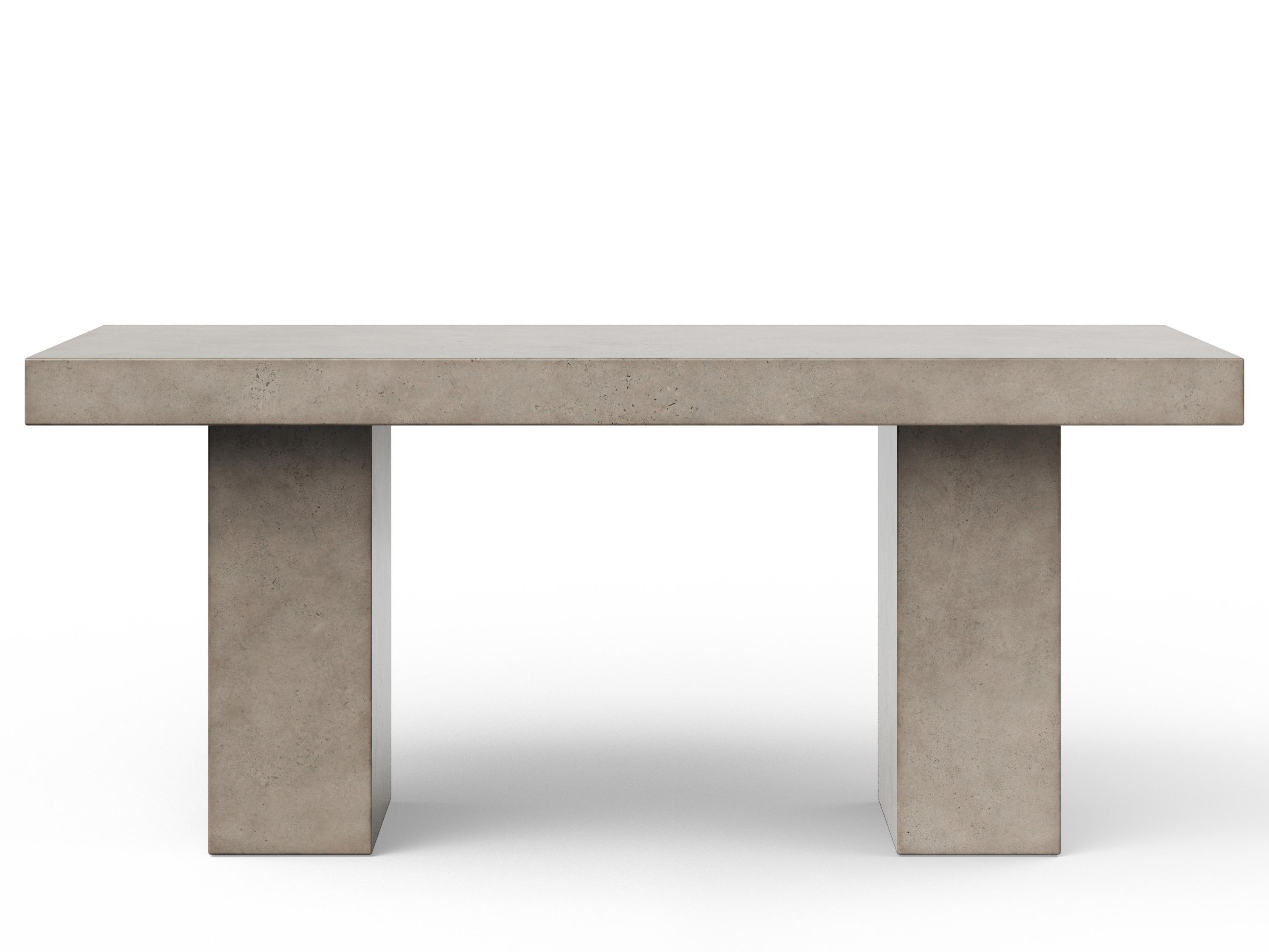 Urbia Outdoor Mixx Dark Grey Concrete Rectangular Dining Table