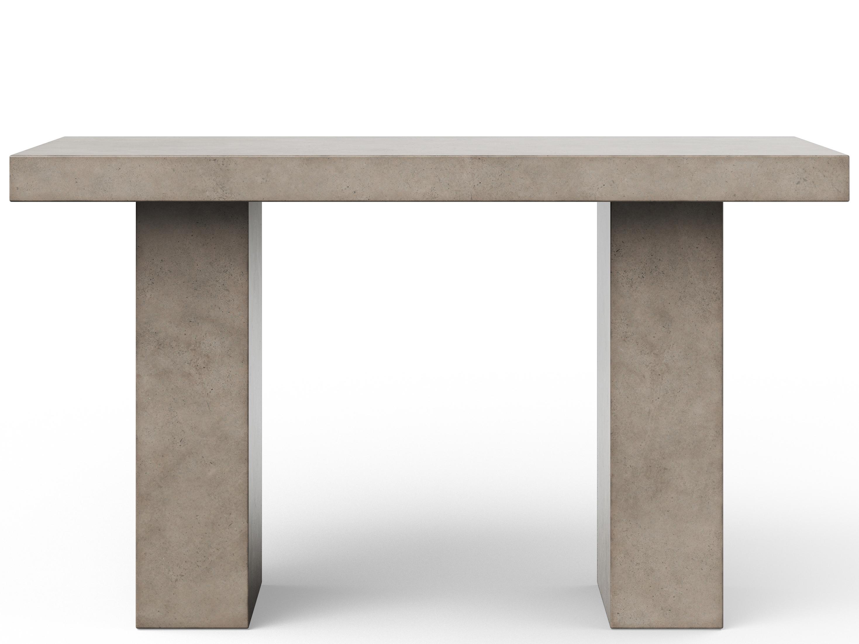 Urbia Outdoor Mixx Dark Grey Concrete Rectangular Bar Table