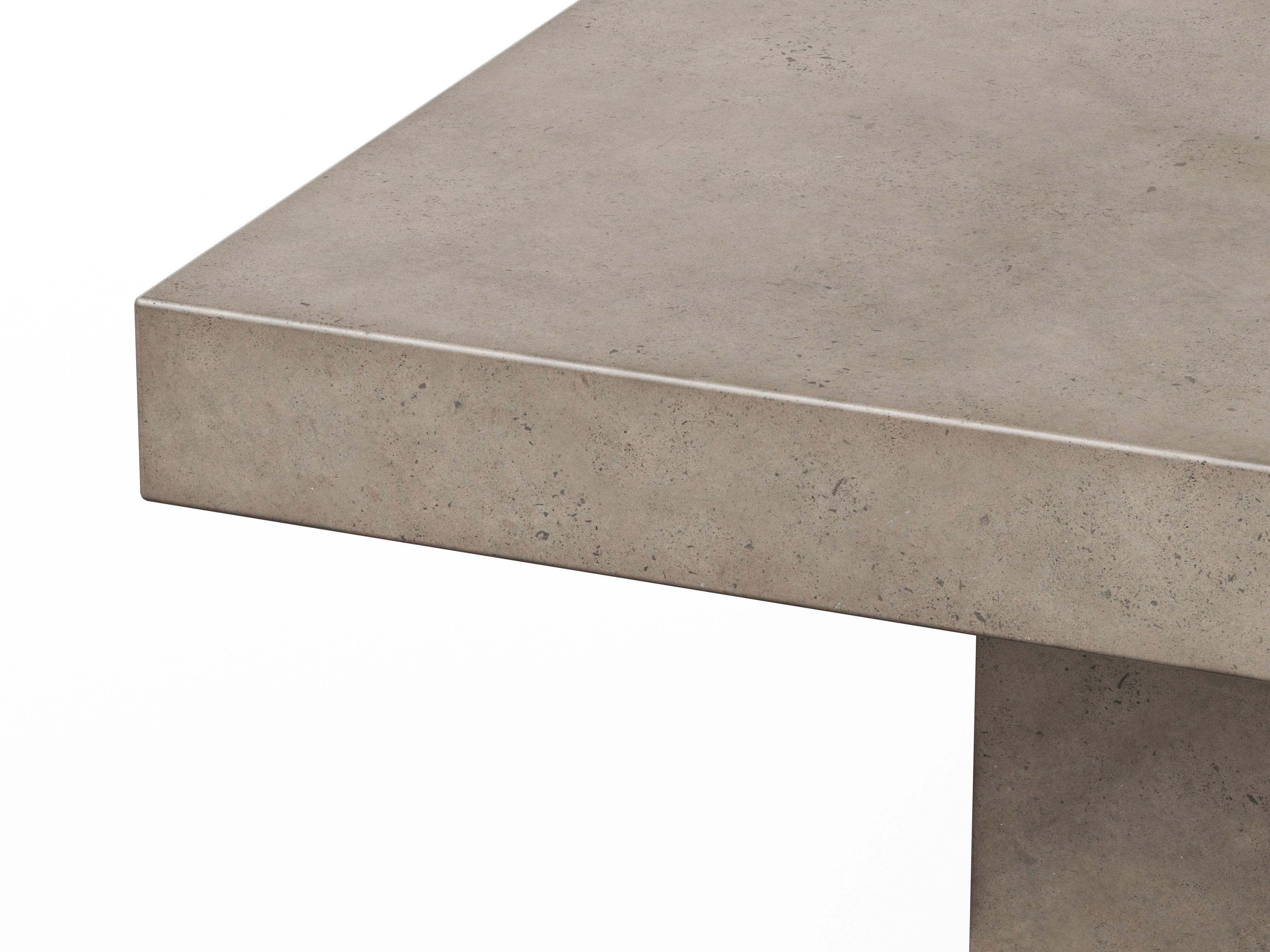 Urbia Outdoor Mixx Dark Grey Concrete Rectangular Dining Table