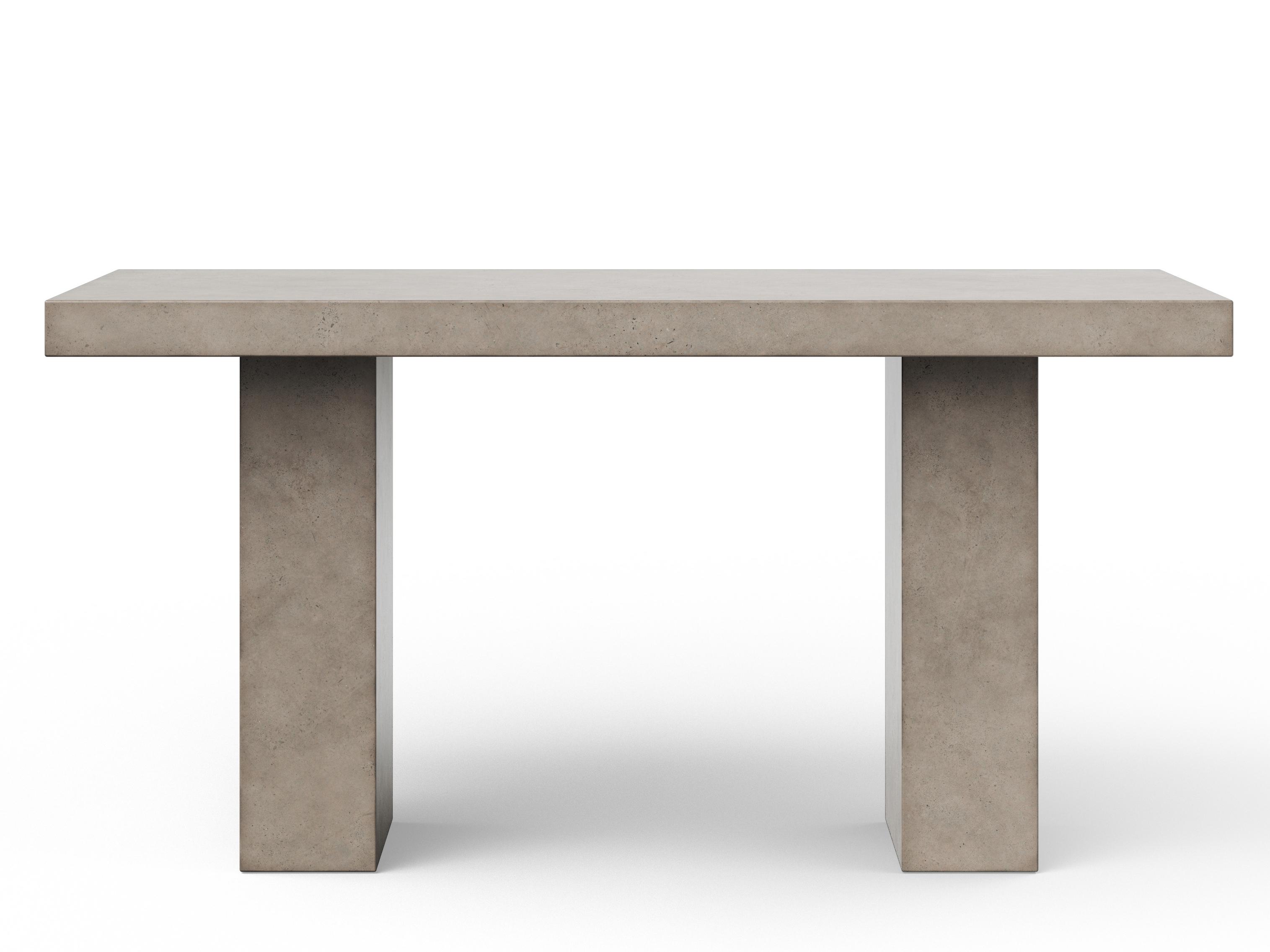 Urbia Outdoor Mixx Dark Grey Concrete Rectangular Bar Table