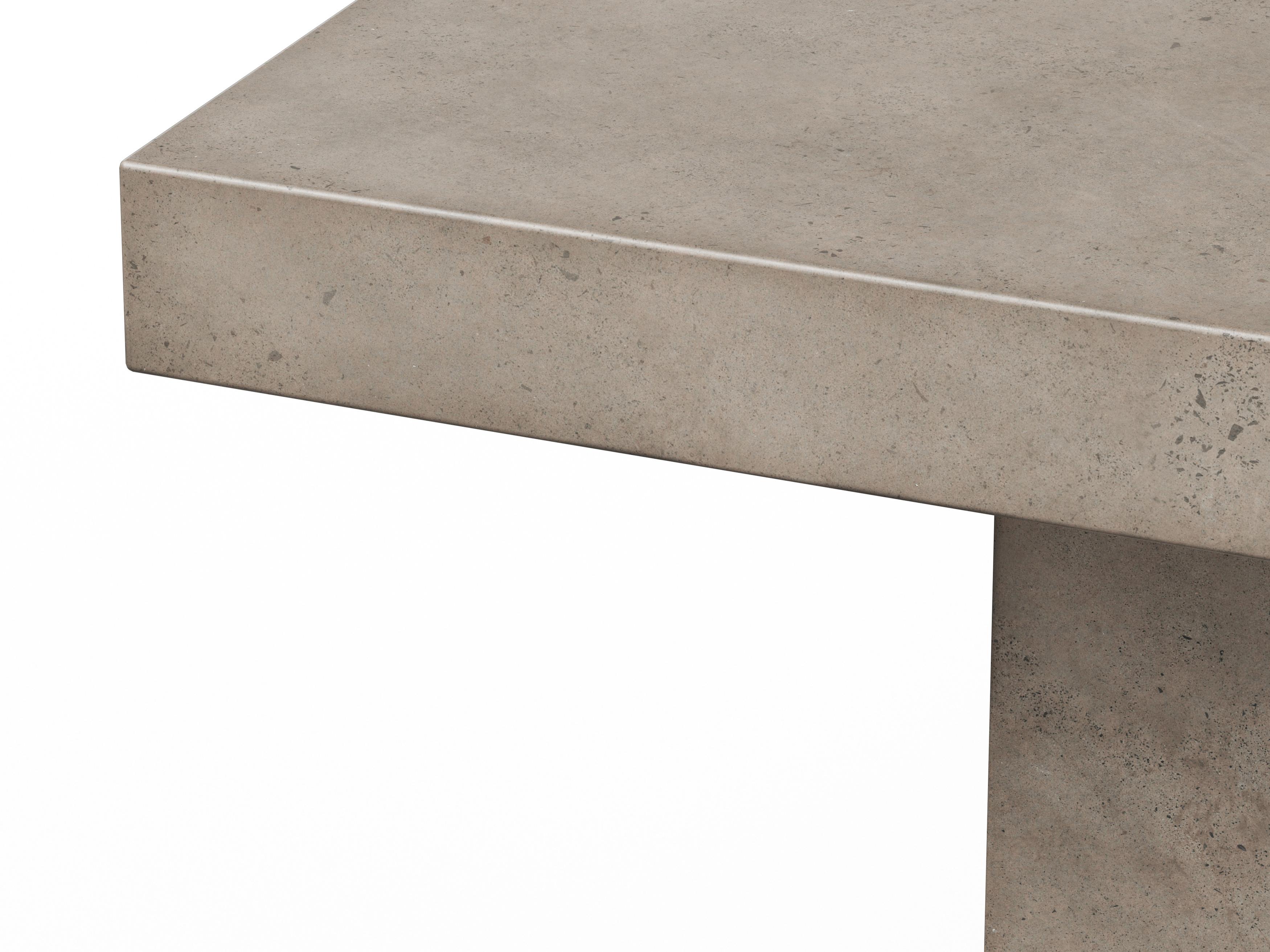 Urbia Outdoor Mixx Dark Grey Concrete Rectangular Bar Table