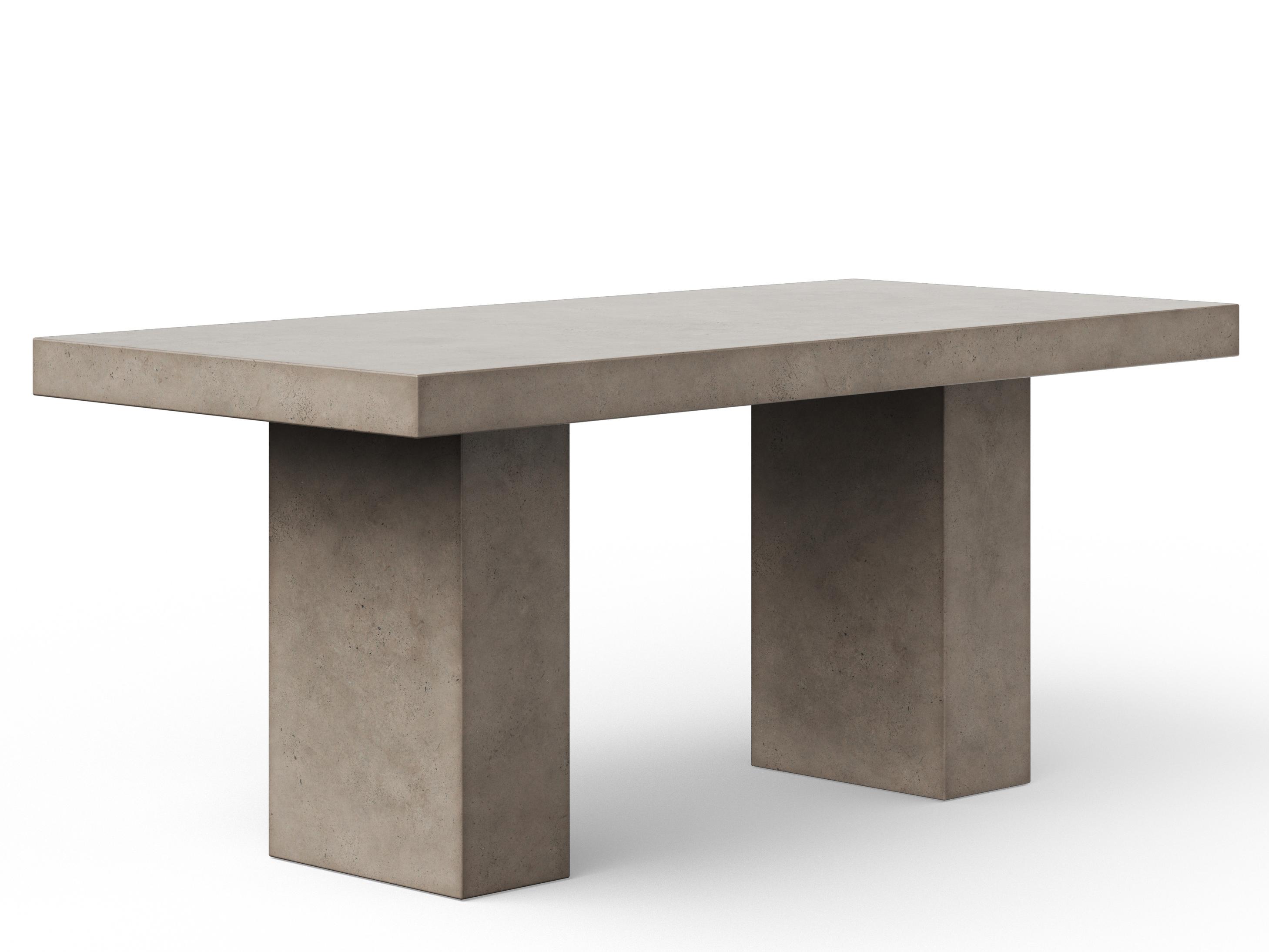 Urbia Outdoor Mixx Dark Grey Concrete Rectangular Counter Table