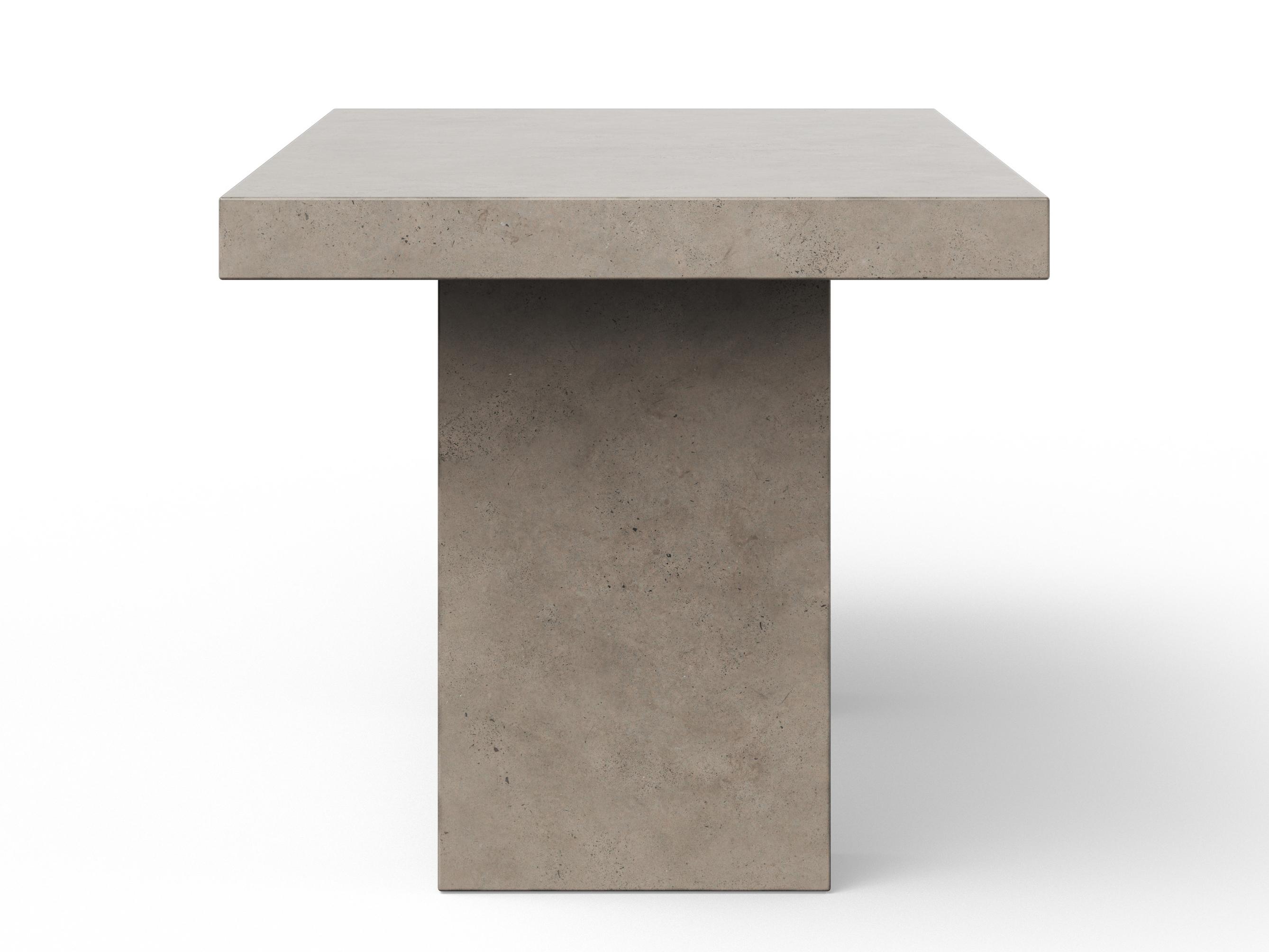 Urbia Outdoor Mixx Dark Grey Concrete Rectangular Counter Table