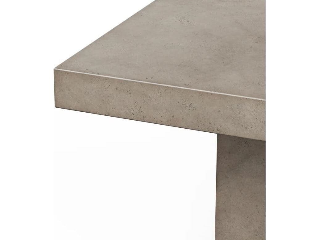Urbia Outdoor Mixx Dark Grey Concrete Rectangular Dining Table