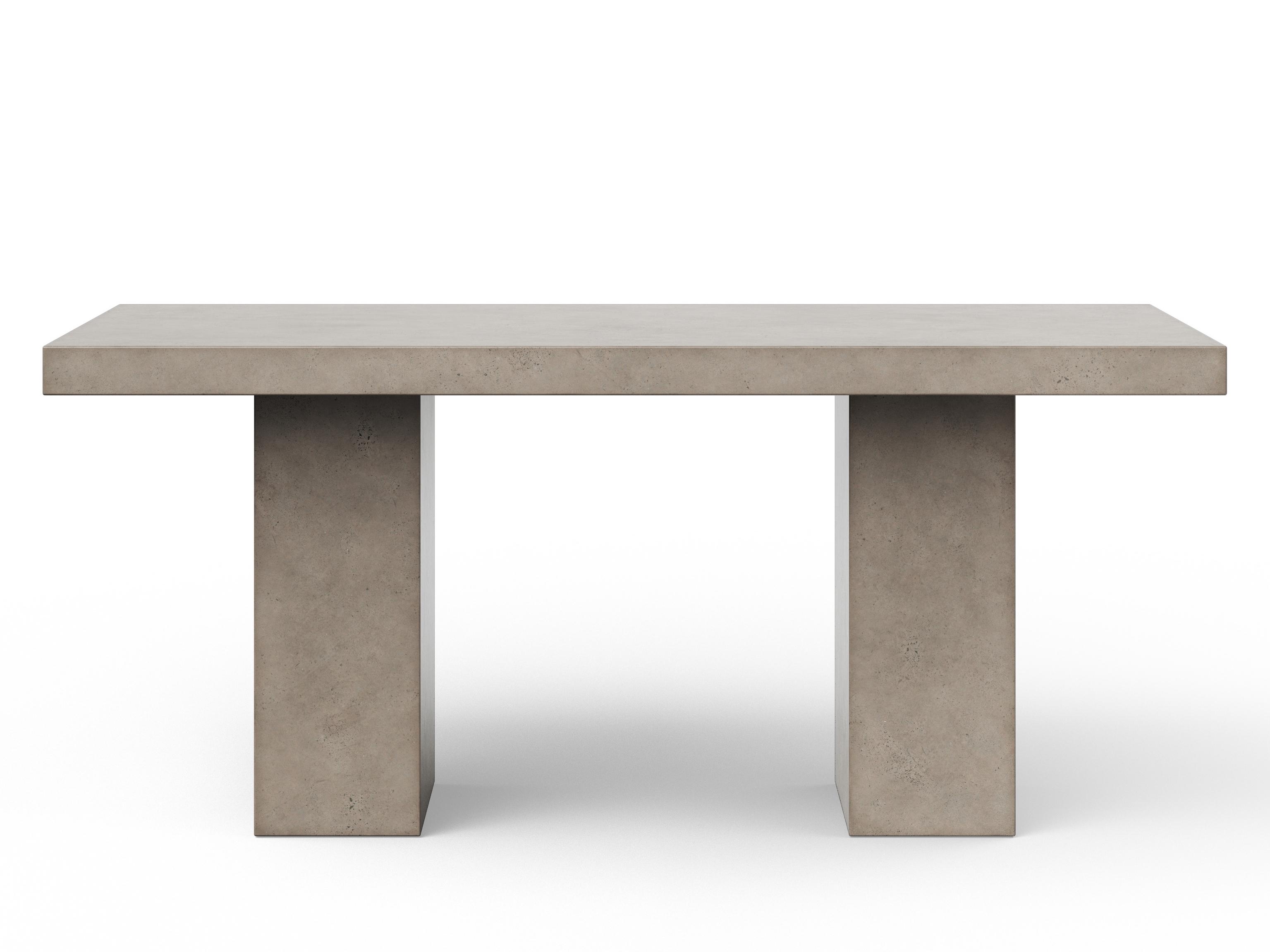 Urbia Outdoor Mixx Dark Grey Concrete Rectangular Bar Table
