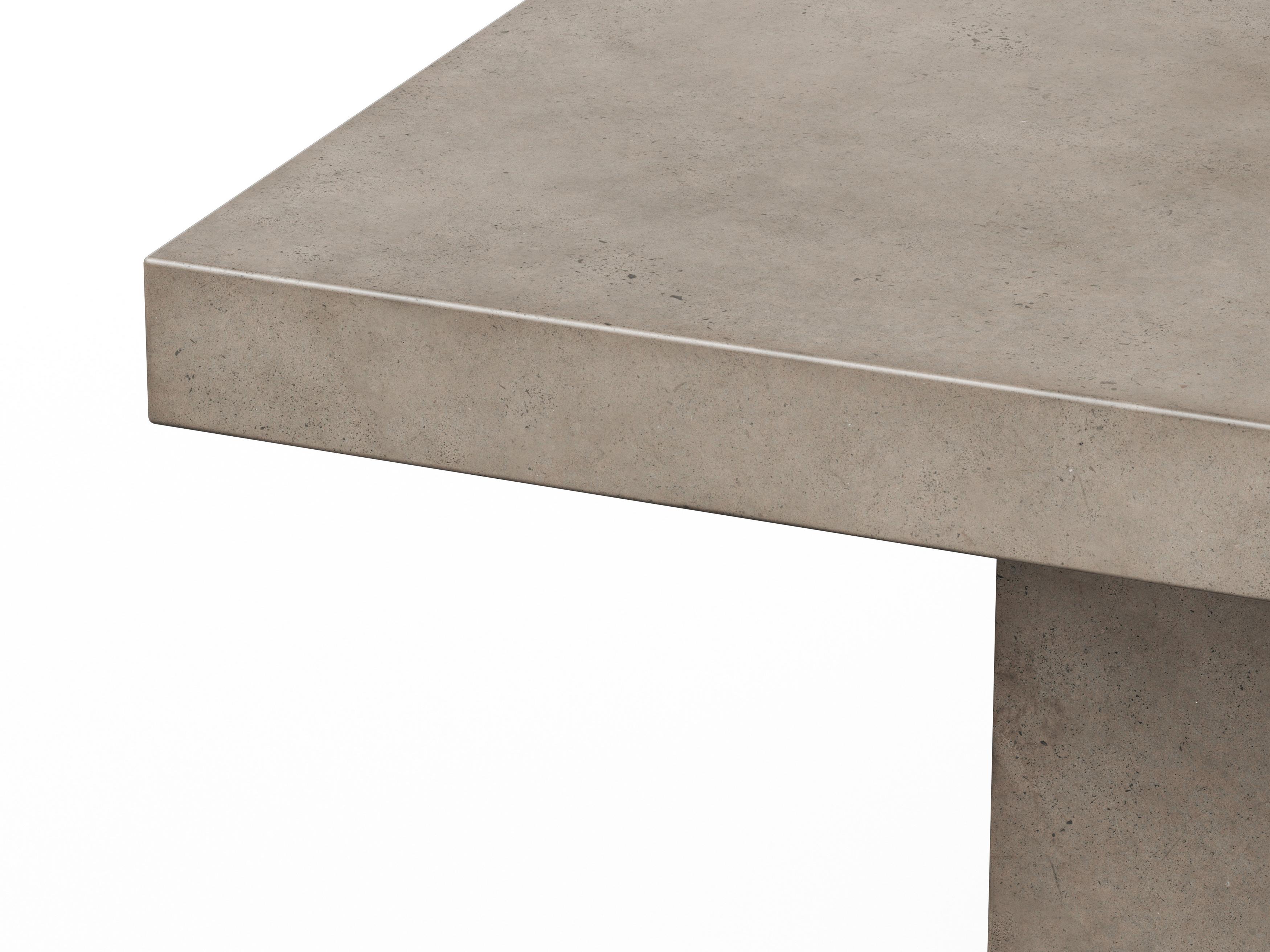 Urbia Outdoor Mixx Dark Grey Concrete Rectangular Bar Table