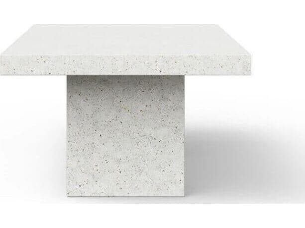 Urbia Outdoor Mixx Ivory Terrazzo Concrete Rectangular Bar Table