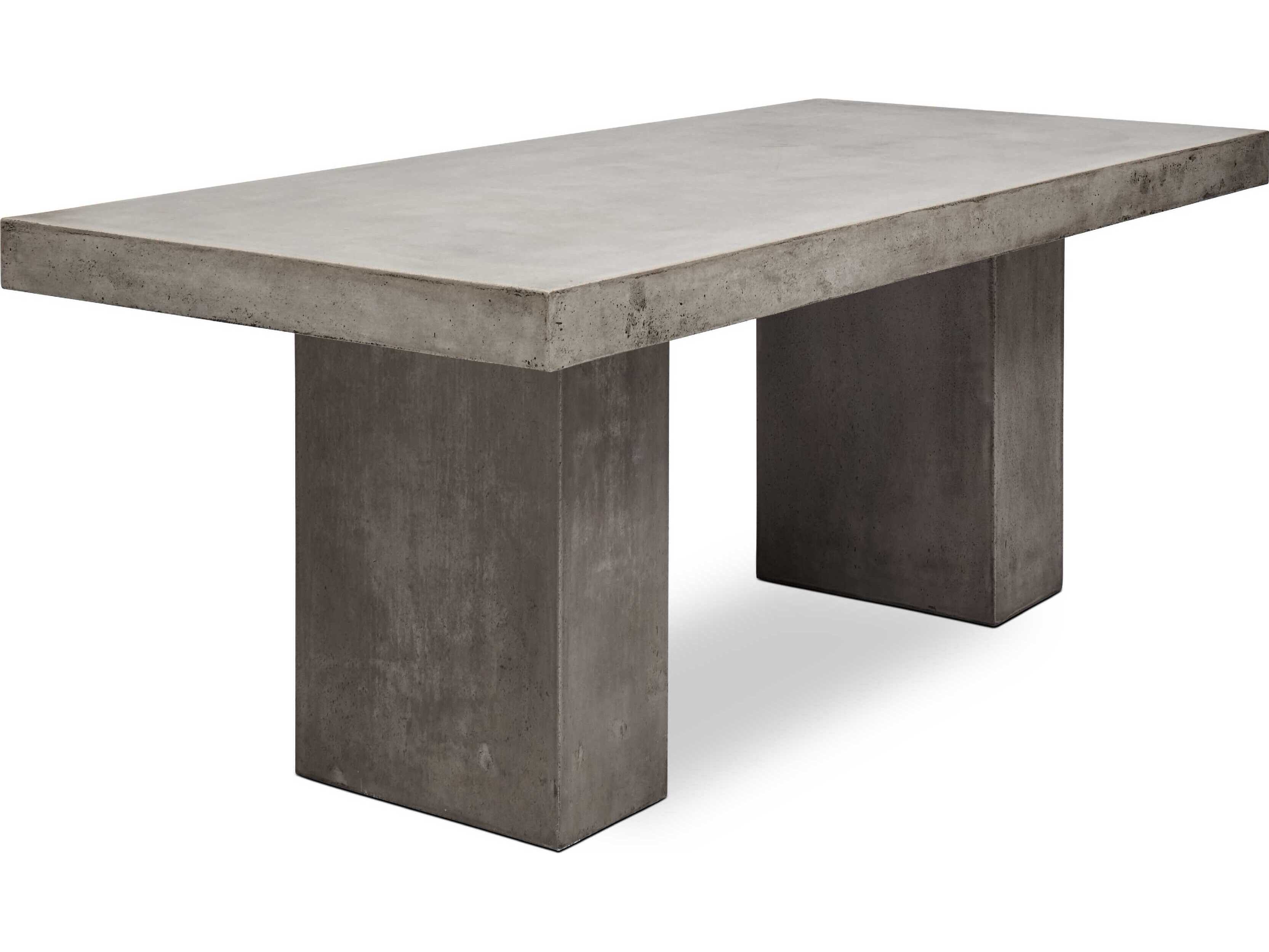 Urbia Outdoor Mixx Elcor Dark Grey Concrete Rectangular Counter Table