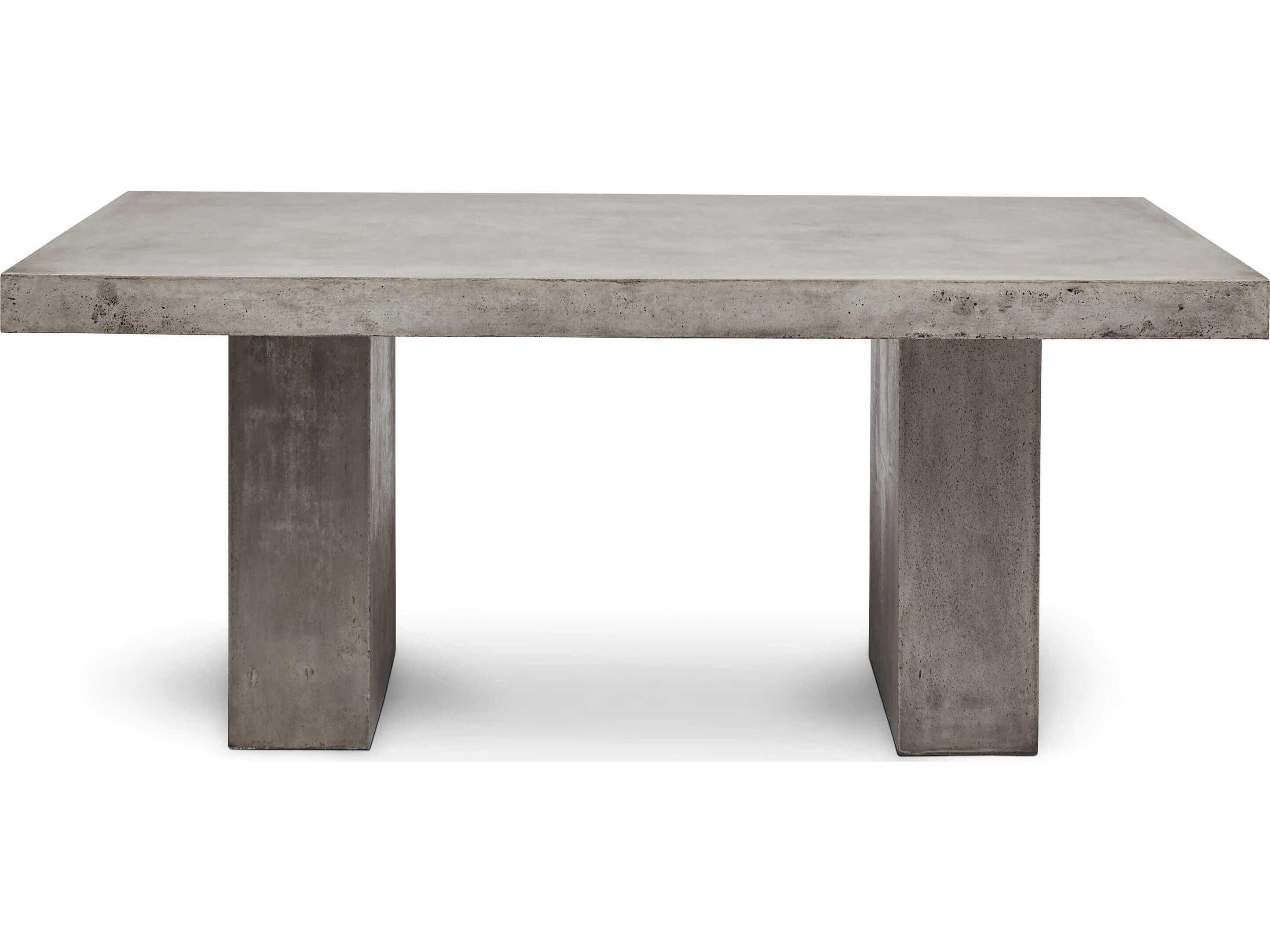 Urbia Outdoor Mixx Elcor Dark Grey Concrete Rectangular Counter Table