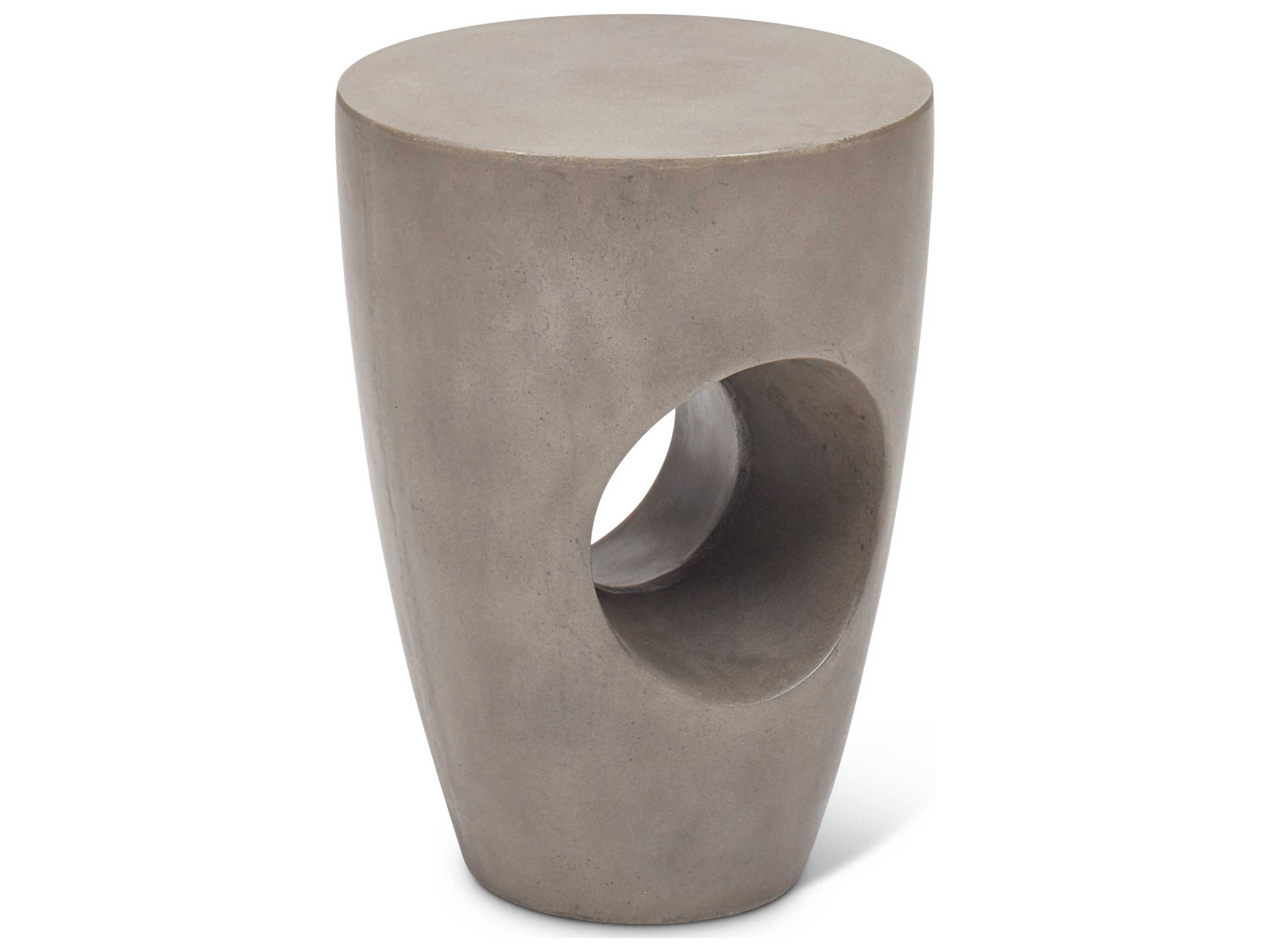 Urbia Outdoor Dark Grey Concrete Bar Stool