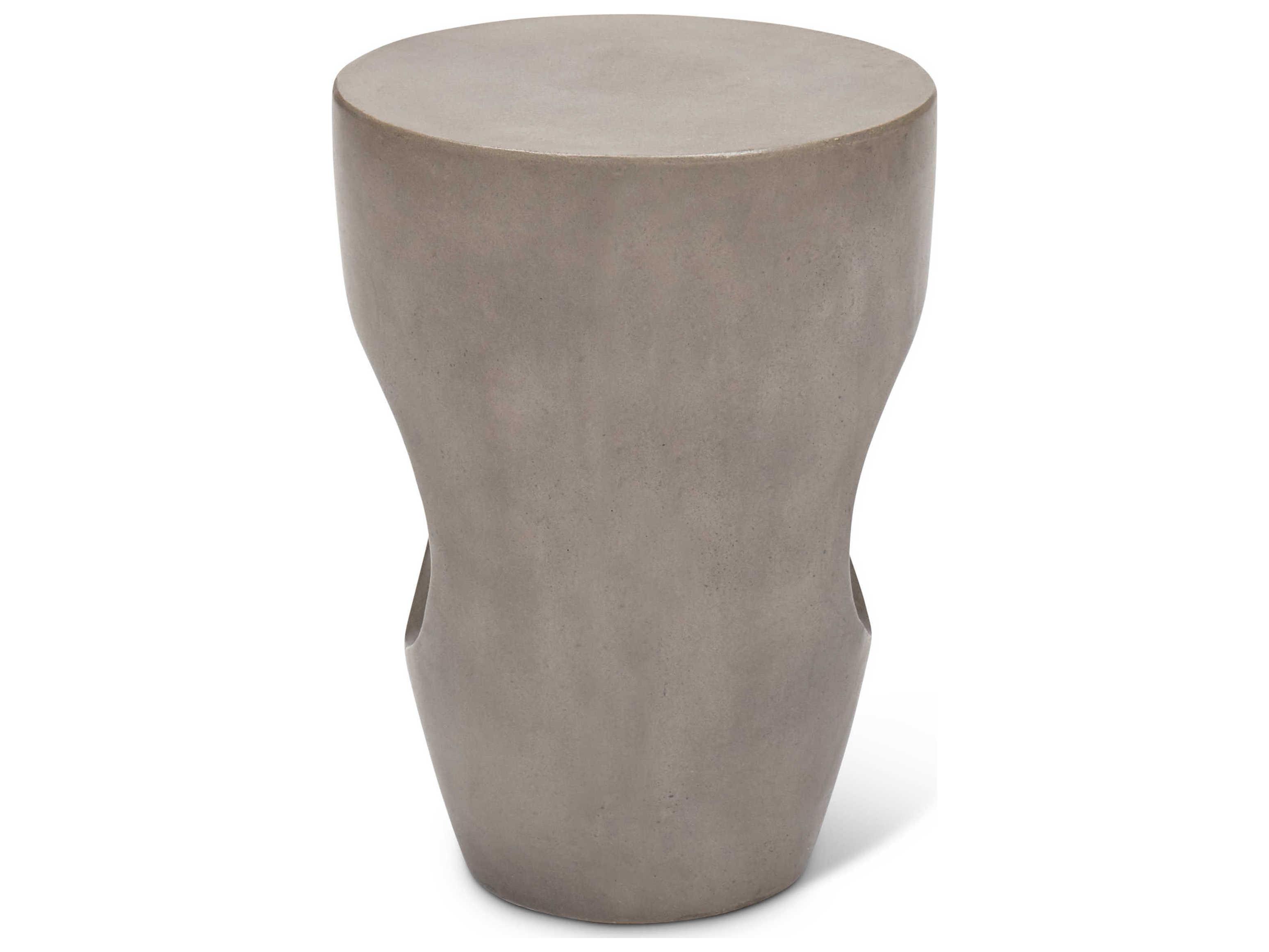 Urbia Outdoor Dark Grey Concrete Bar Stool