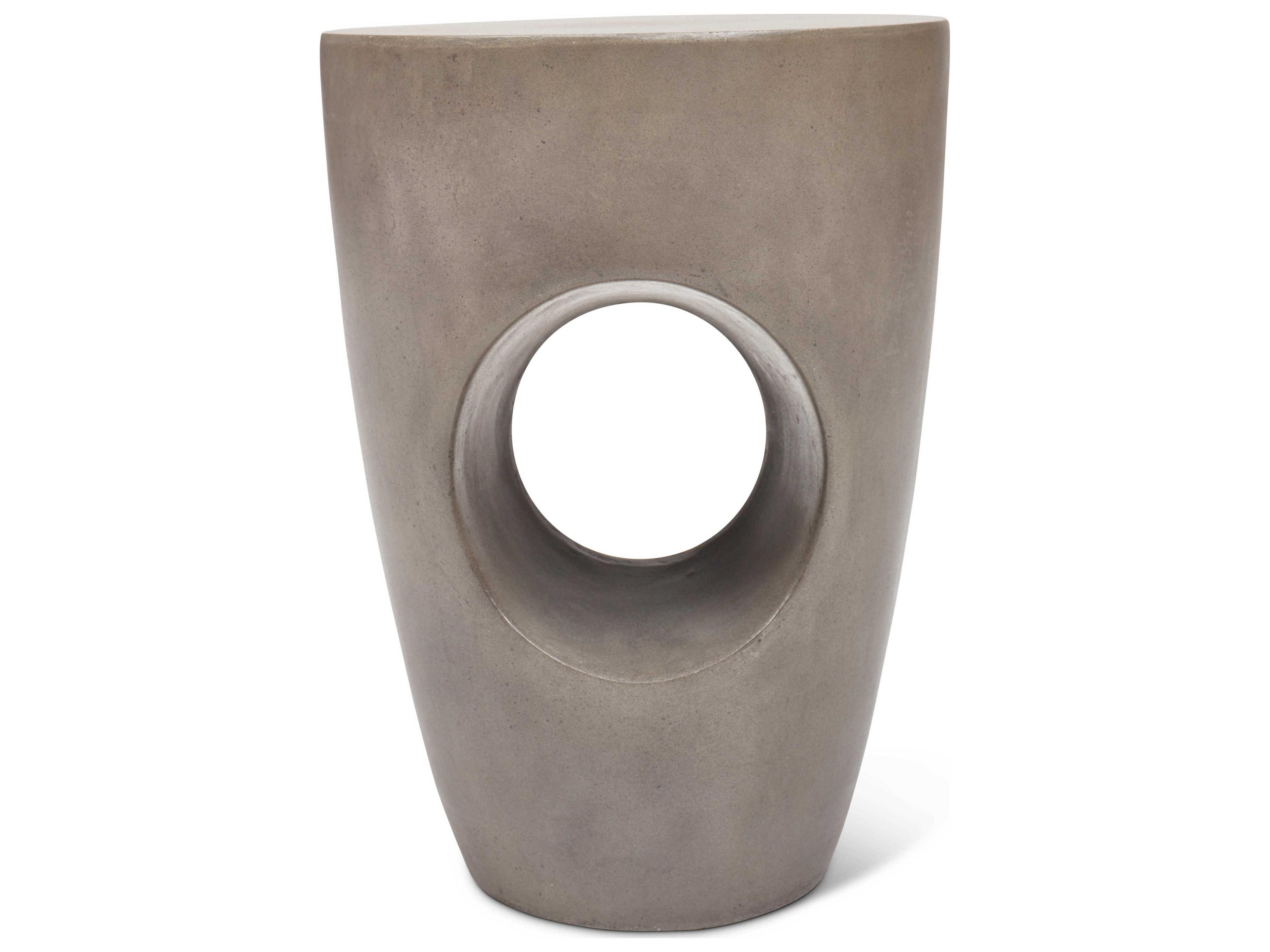 Urbia Outdoor Dark Grey Concrete Bar Stool