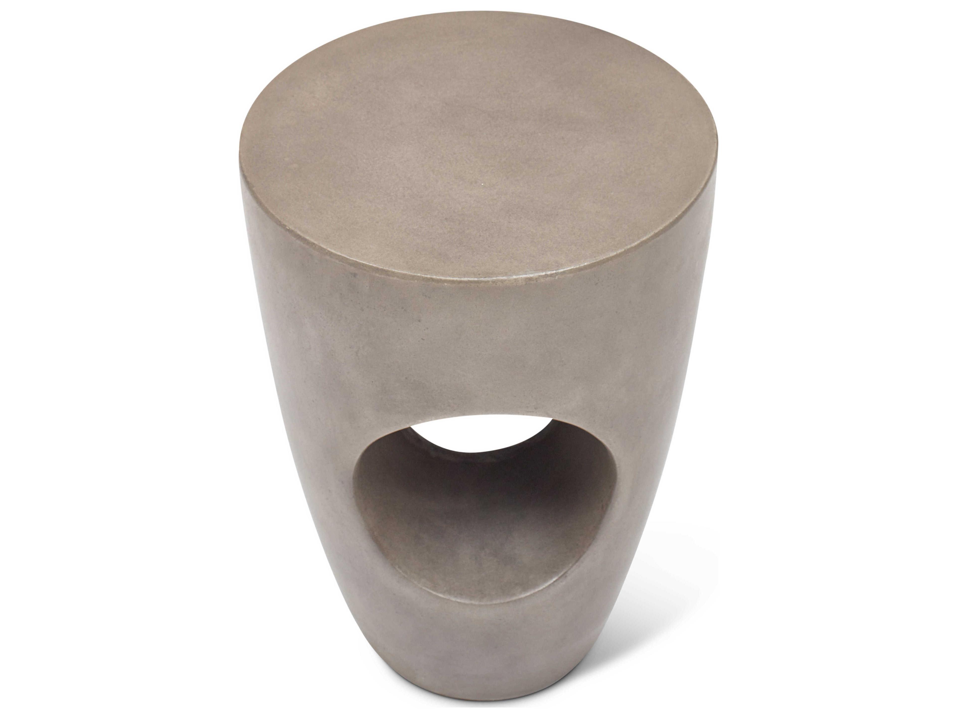 Urbia Outdoor Dark Grey Concrete Bar Stool
