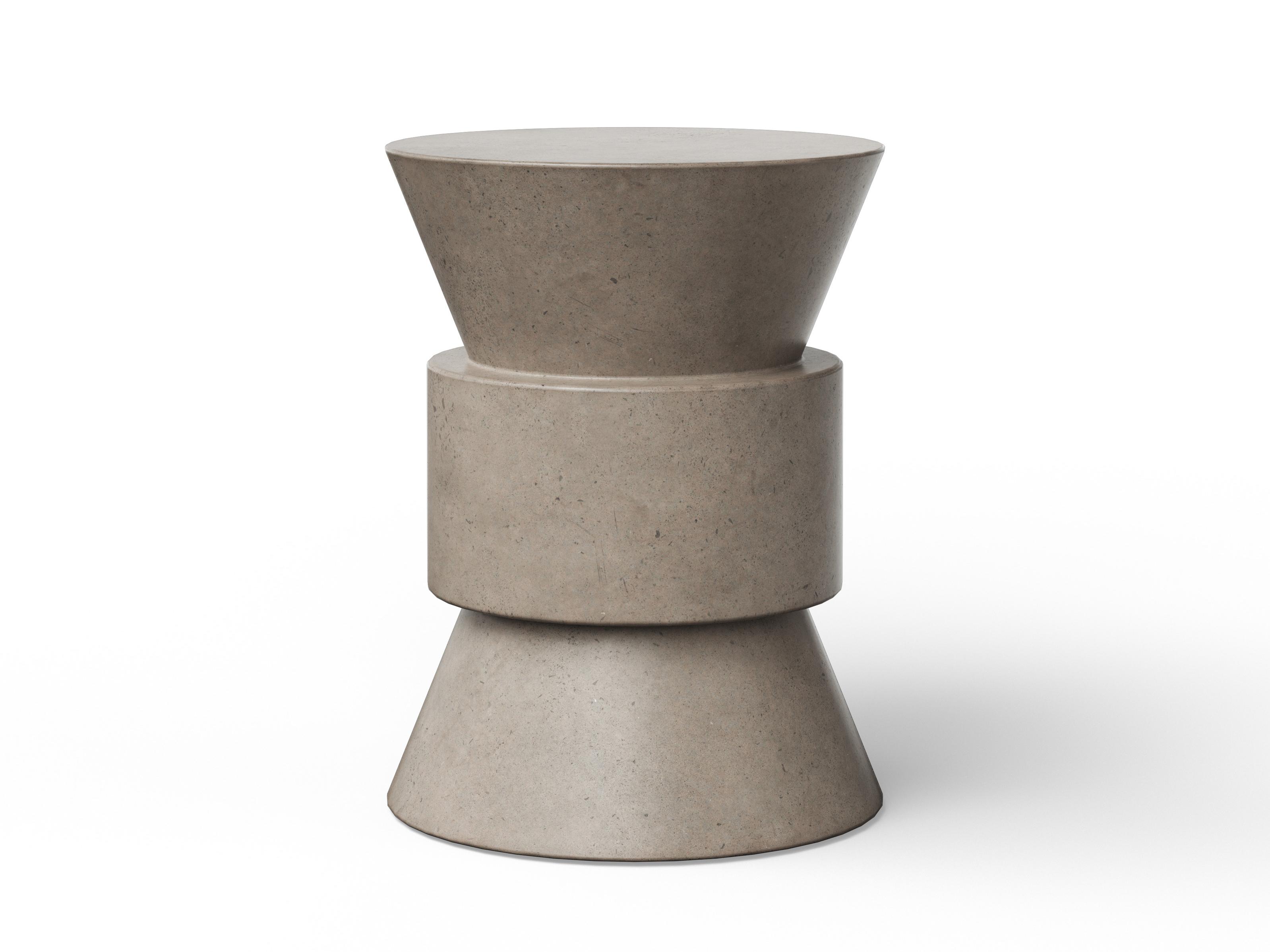 Urbia Outdoor Mixx Dark Grey Concrete Bar Stool