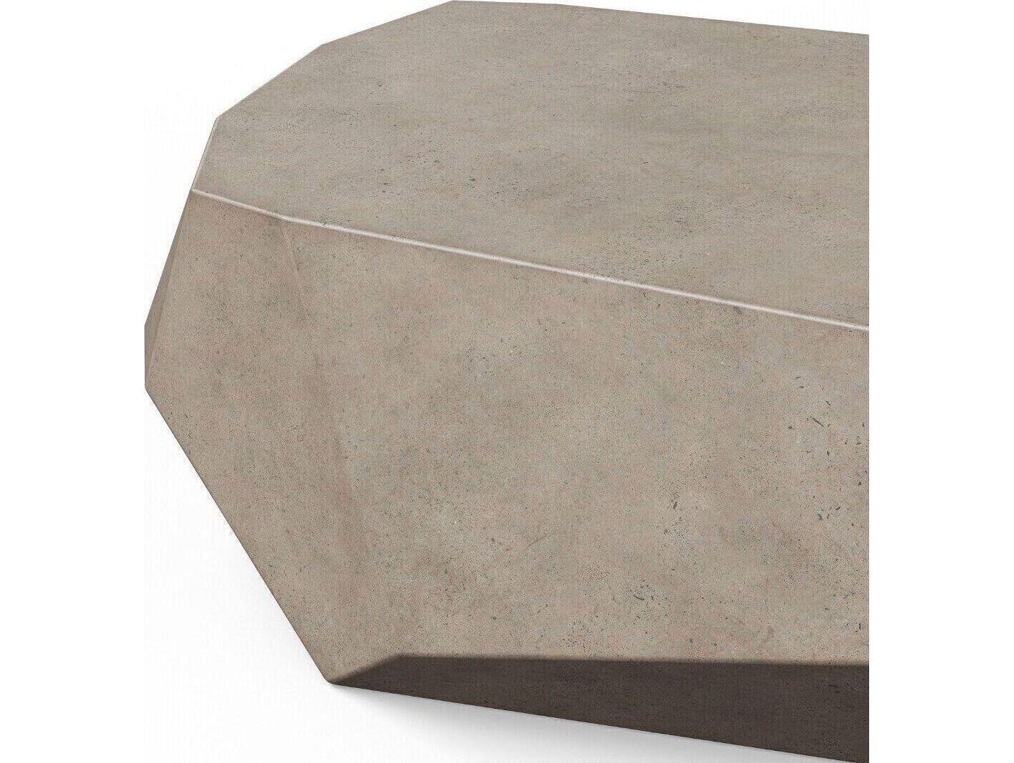 Urbia Outdoor Mixx Dark Grey Concrete Octagon Coffee Table