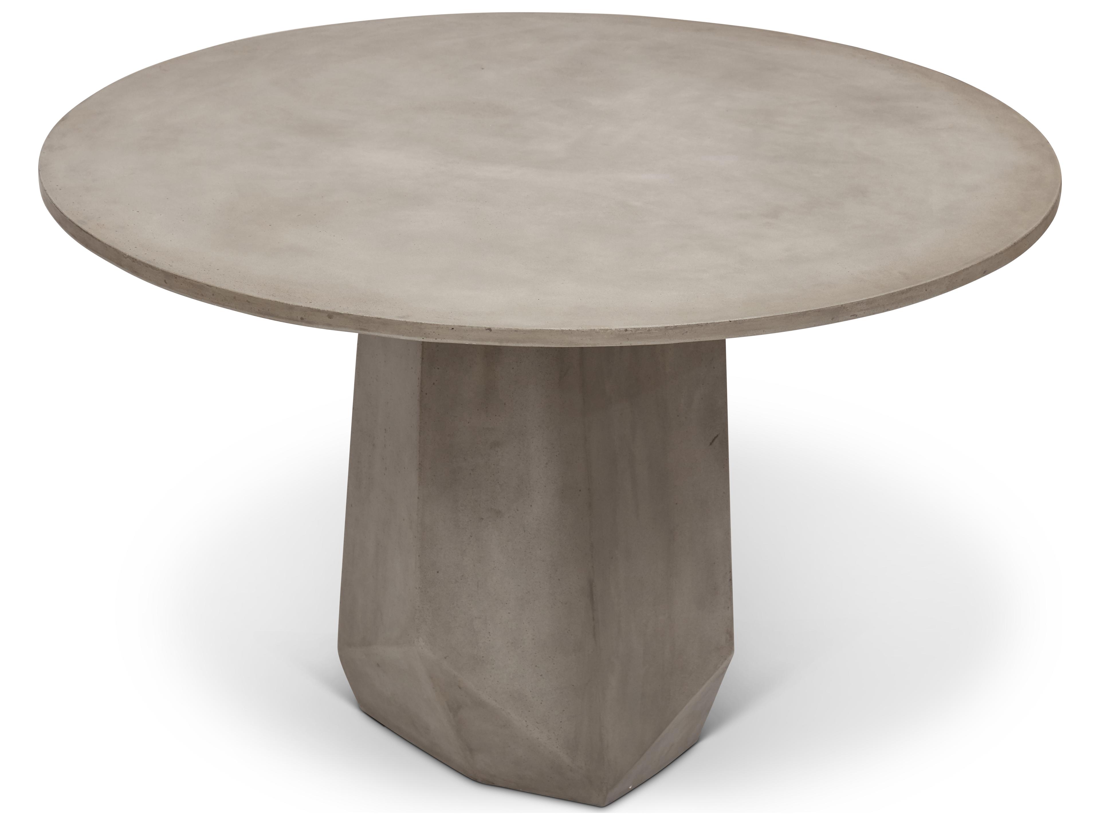 Urbia Outdoor Mixx Dark Grey Concrete Round Dining Table
