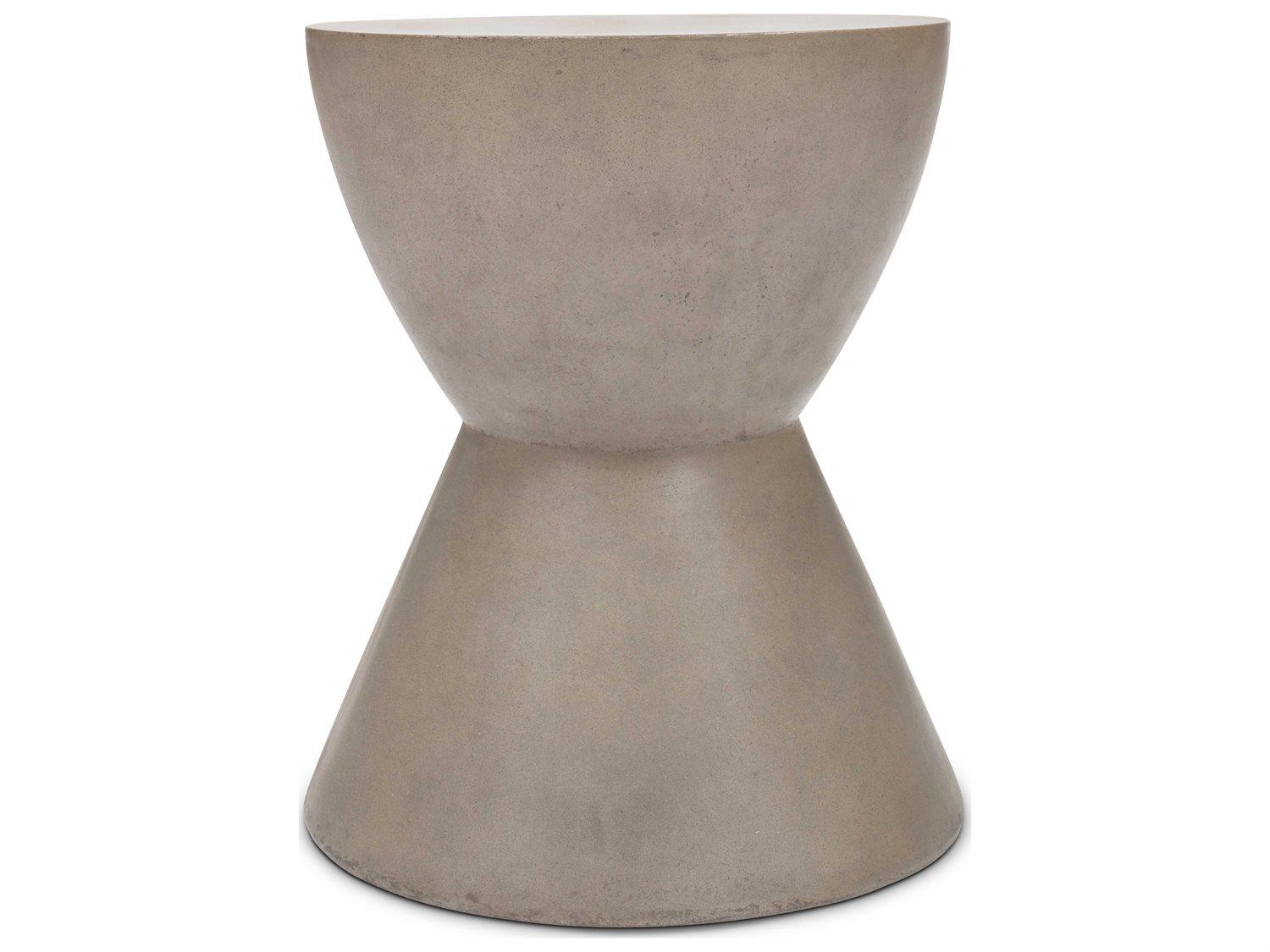 Urbia Outdoor Dark Grey Concrete Bar Stool