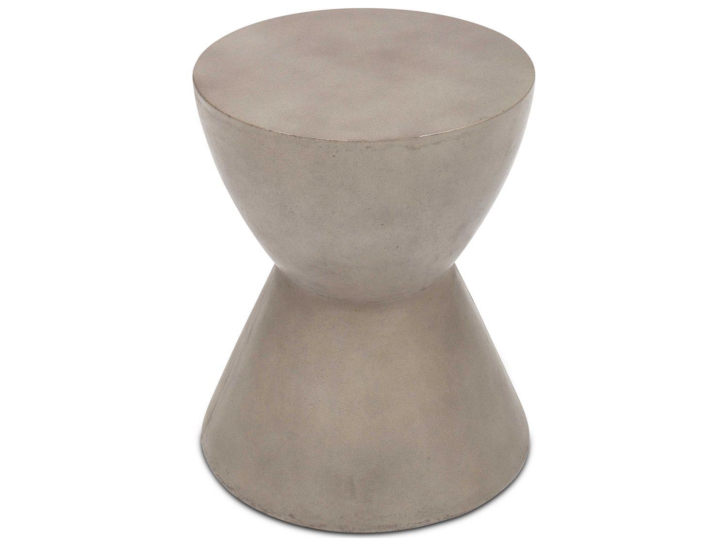 Urbia Outdoor Dark Grey Concrete Bar Stool