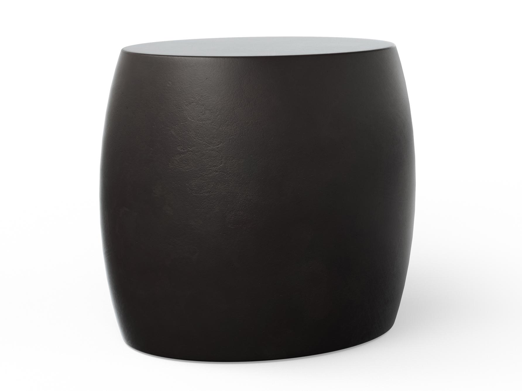 Urbia Outdoor Mixx Lava Concrete Round End Table