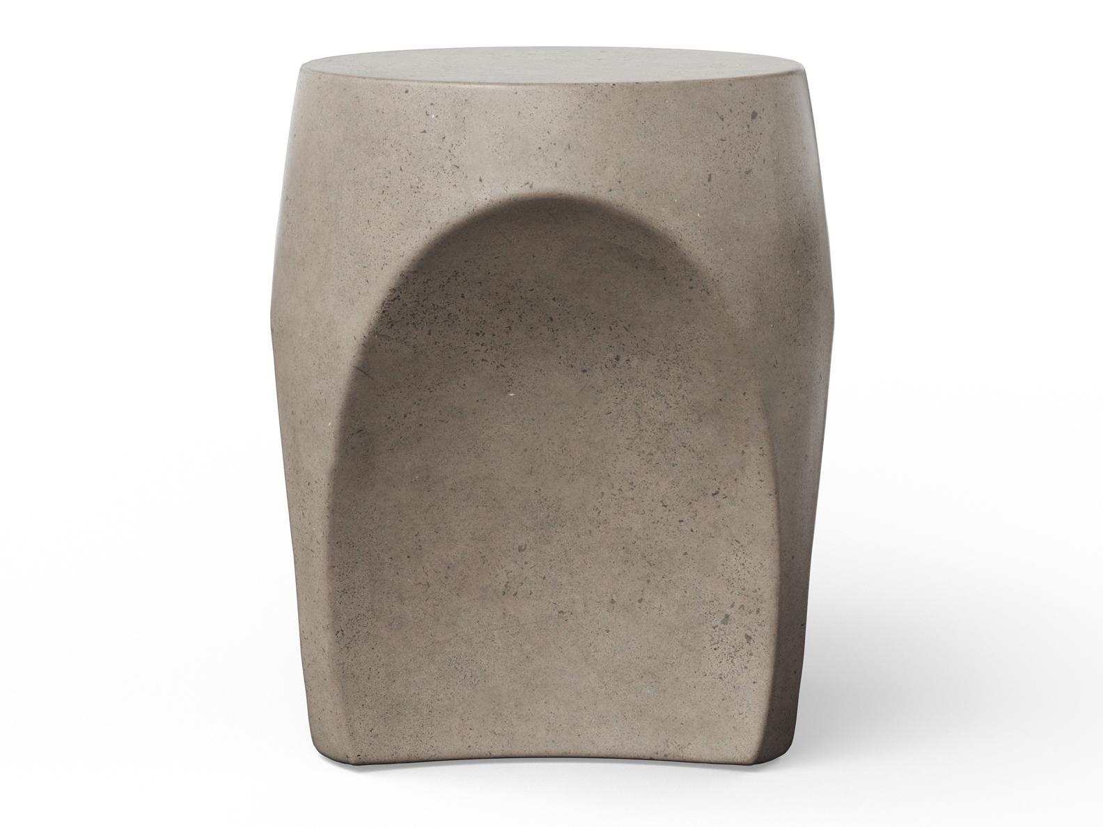 Urbia Outdoor Mixx Dark Grey Concrete Bar Stool