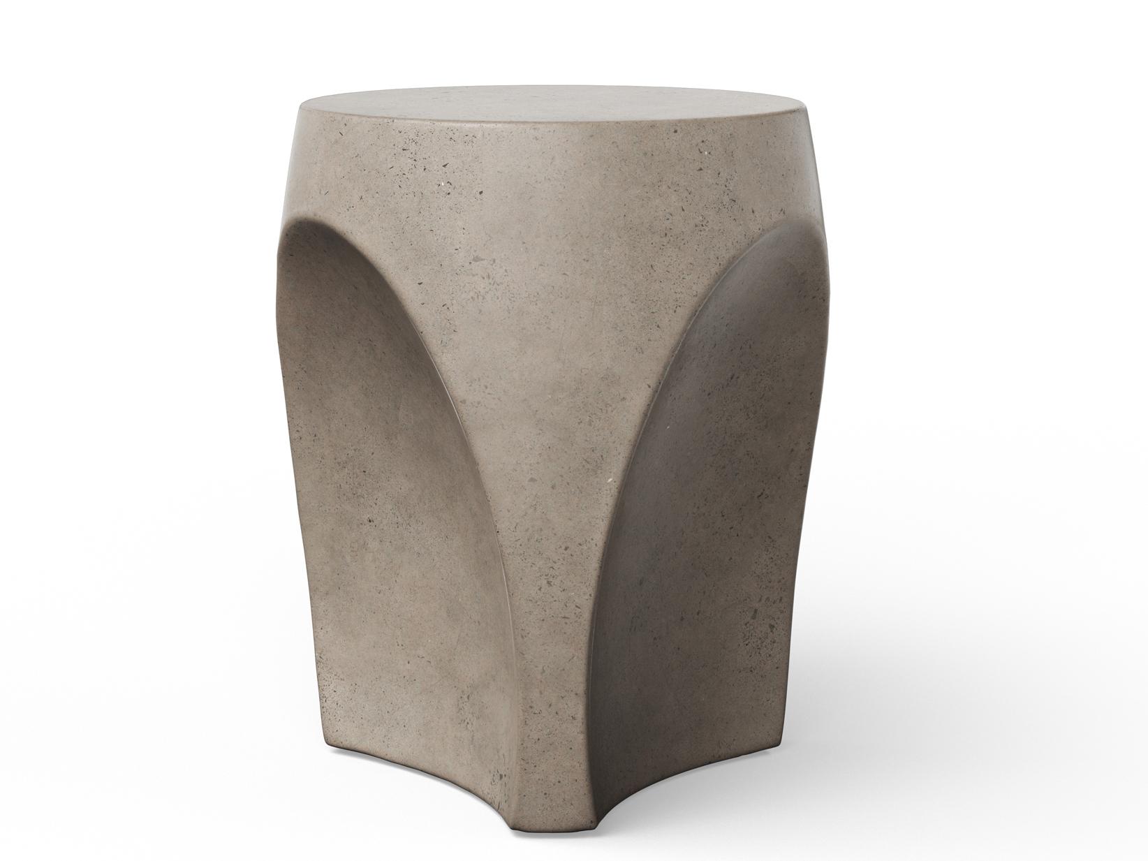 Urbia Outdoor Mixx Dark Grey Concrete Bar Stool
