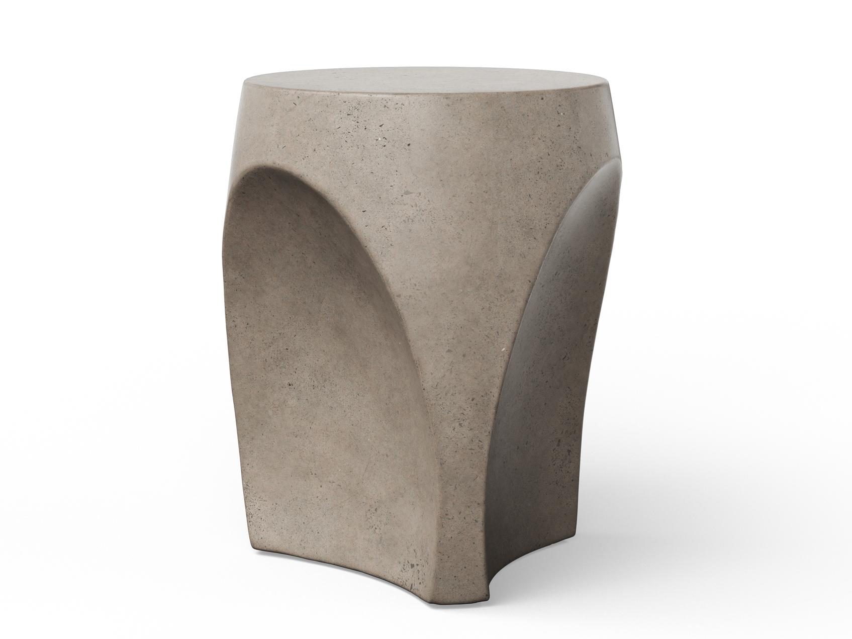 Urbia Outdoor Mixx Dark Grey Concrete Bar Stool
