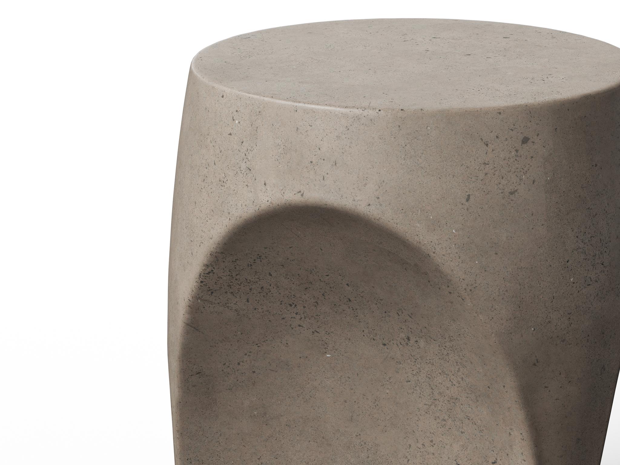 Urbia Outdoor Mixx Dark Grey Concrete Bar Stool