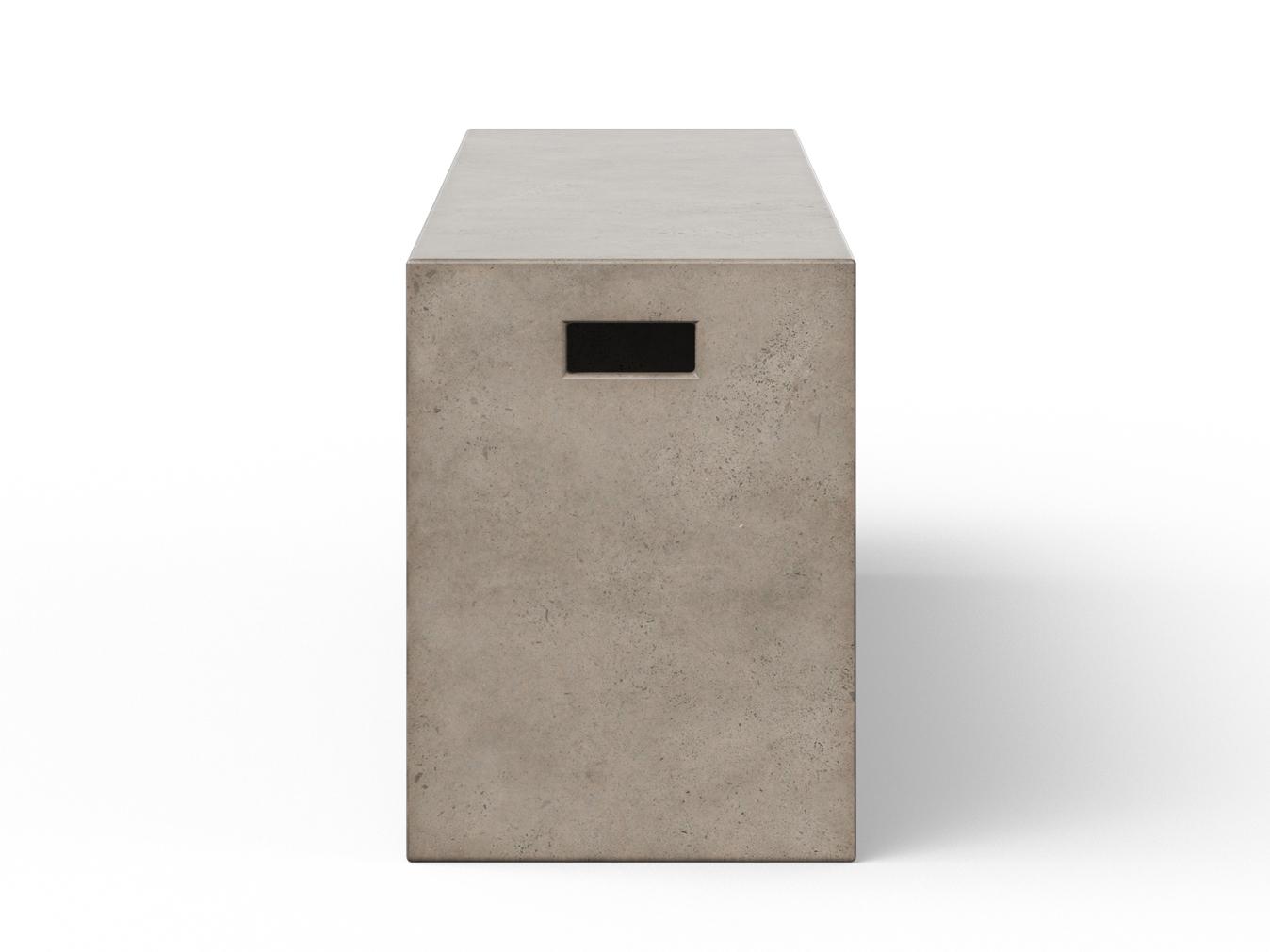 Urbia Outdoor Mixx Dark Grey Concrete Bench