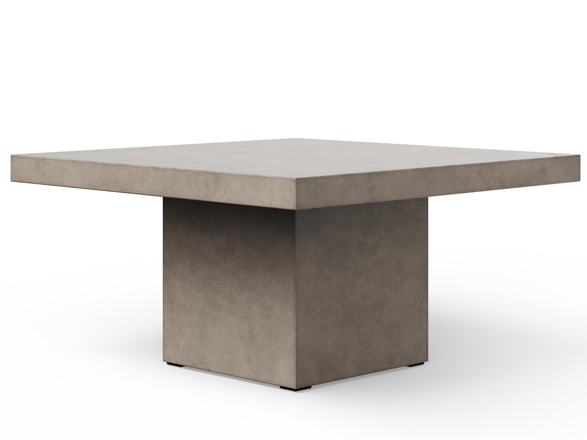 Urbia Outdoor Mixx Dark Grey Concrete Square Dining Table