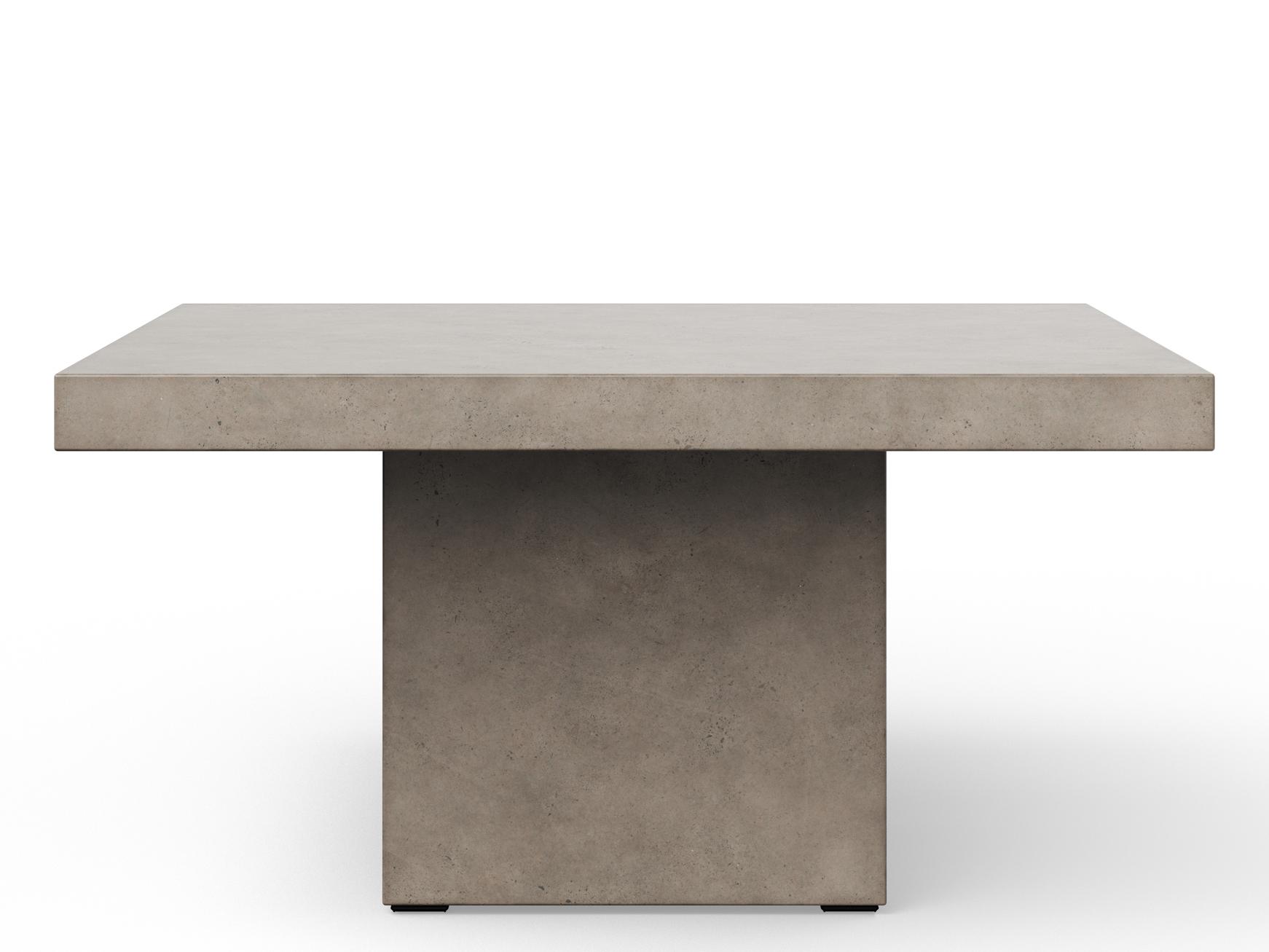 Urbia Outdoor Mixx Dark Grey Concrete Square Dining Table