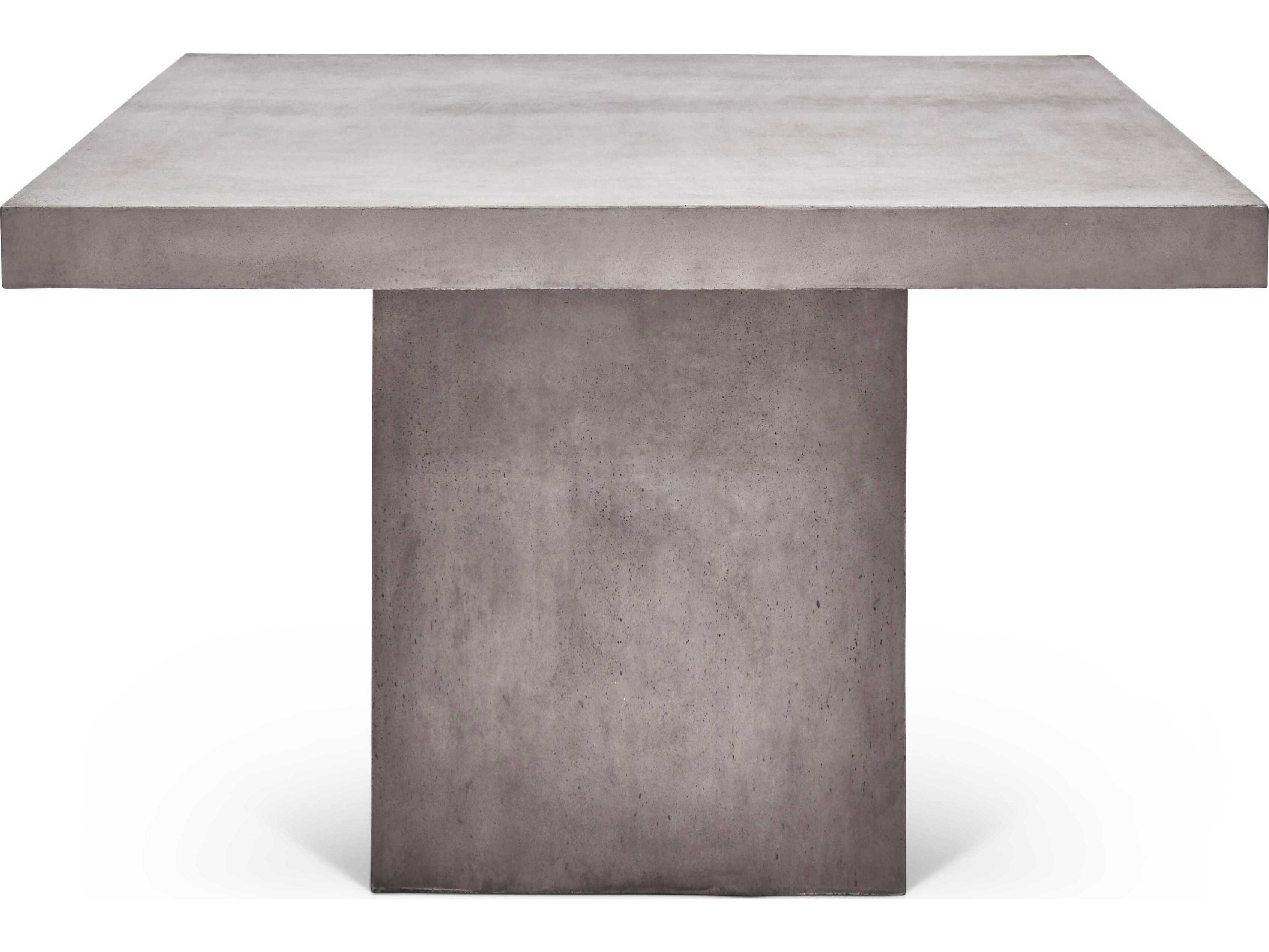 Urbia Outdoor Mixx Una Dark Grey Concrete Square Bar Table